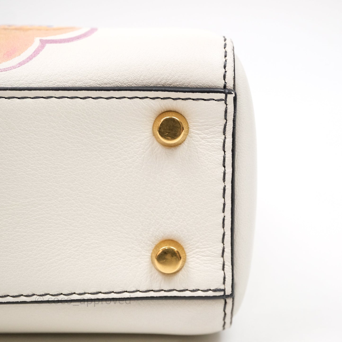 Christian Dior Mini Lady Dior Niki De Saint Phalle Calfskin White