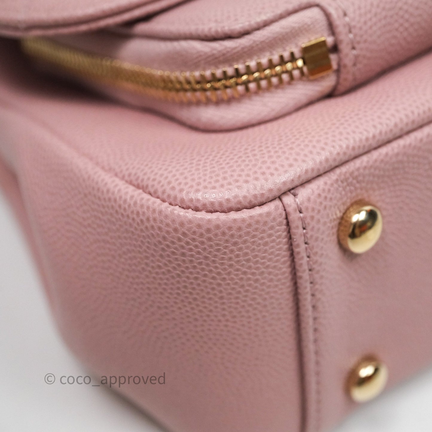 Chanel Quilted Medium Business Affinity Flap Pink Caviar Gold Hardware