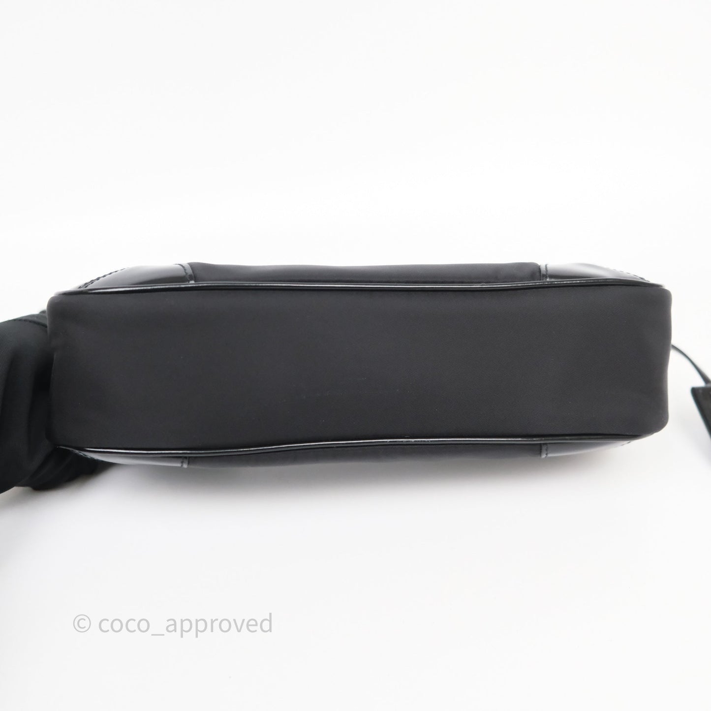 Prada Re-Edition 2002 Re-Nylon Small Shoulder Bag Black Gold Hardware