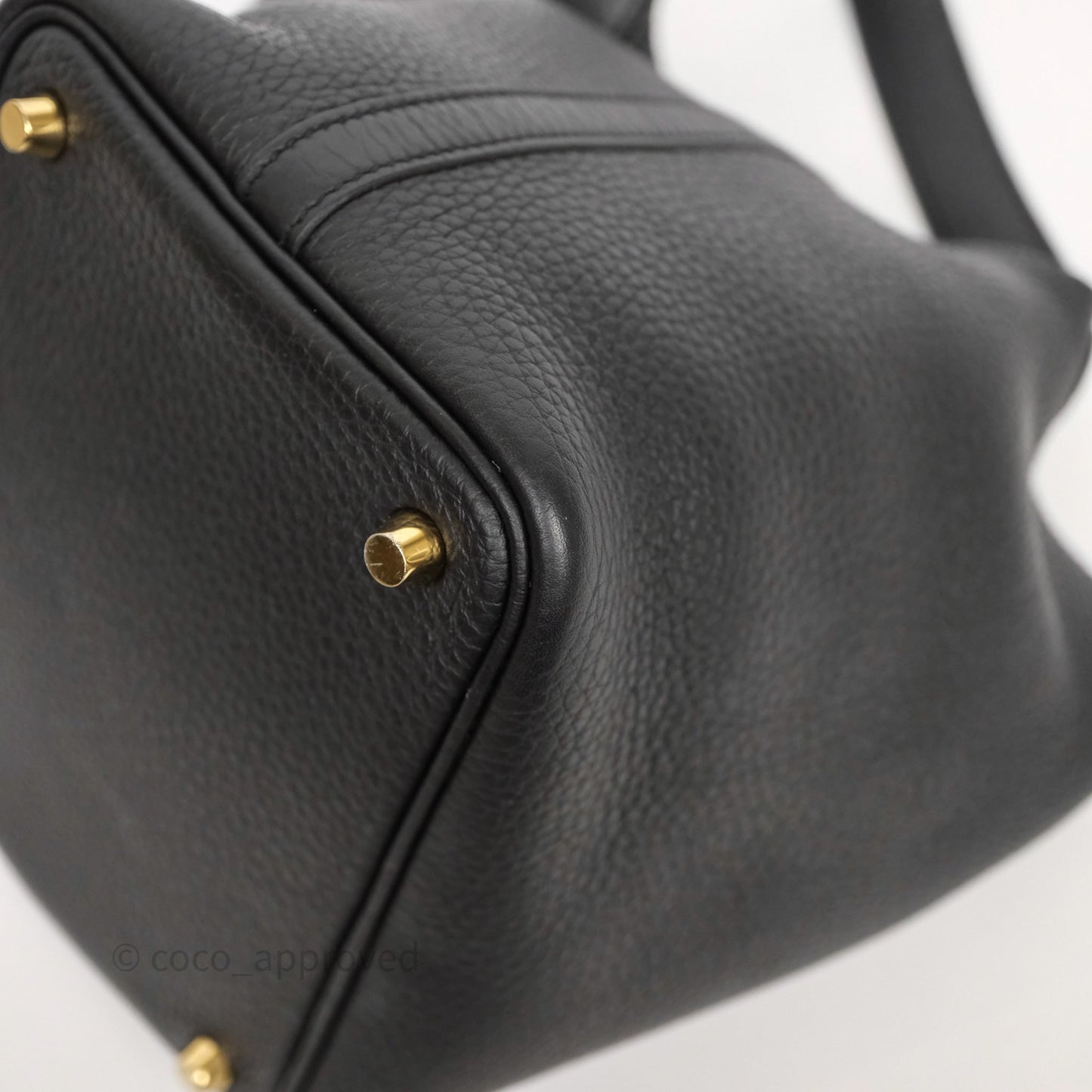 Hermès Picotin Lock 18 Noir Black 89 Clemence Gold Hardware