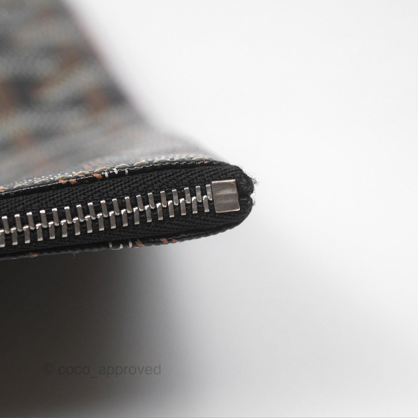 Goyard Sénat MM Pouch Black/ Tan