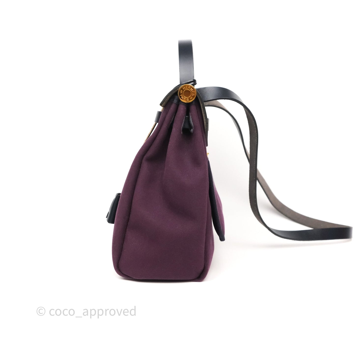 Hermès Herbag Zip 31 Retourne Cassis Bleu Indigo