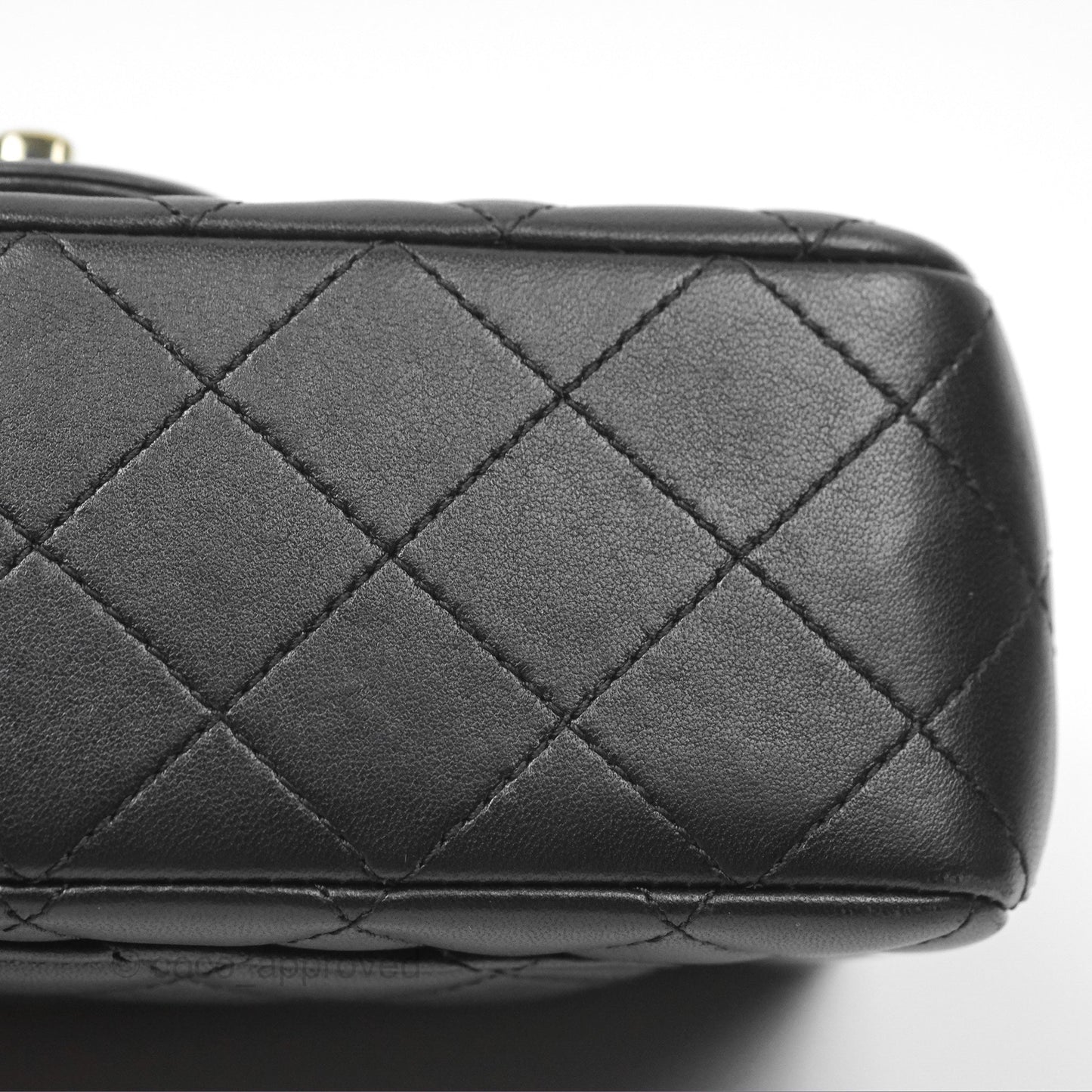 Chanel Ball Crush Mini Rectangular Black Lambskin Gold Hardware 23C