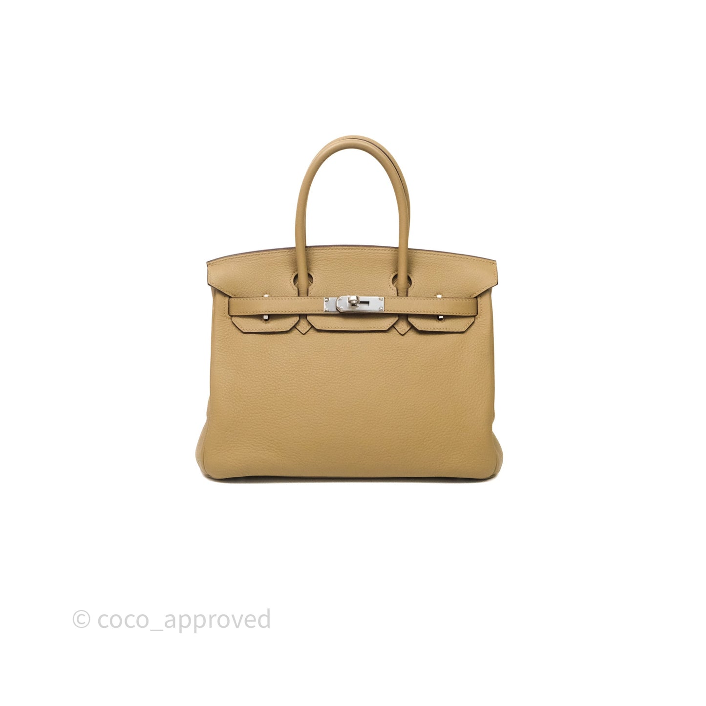 Hermès Birkin 30 Tabac-Camel 24 Togo Palladium Hardware