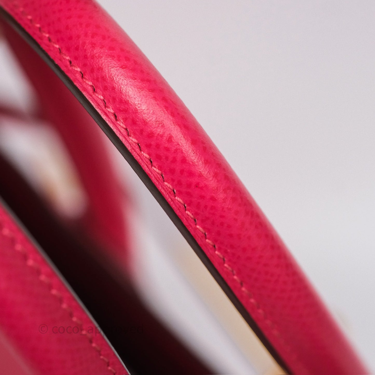 Hermès Birkin Retourne 30 Rose Extreme I6 Epsom Gold Hardware