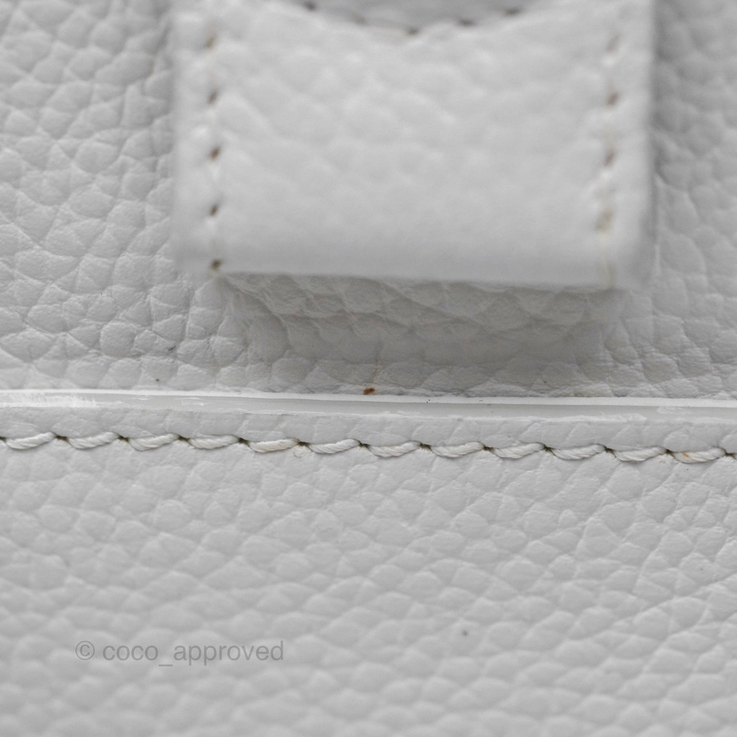 Chanel Mini Neo Executive Shopper Tote White Grained Calfskin Silver Hardware