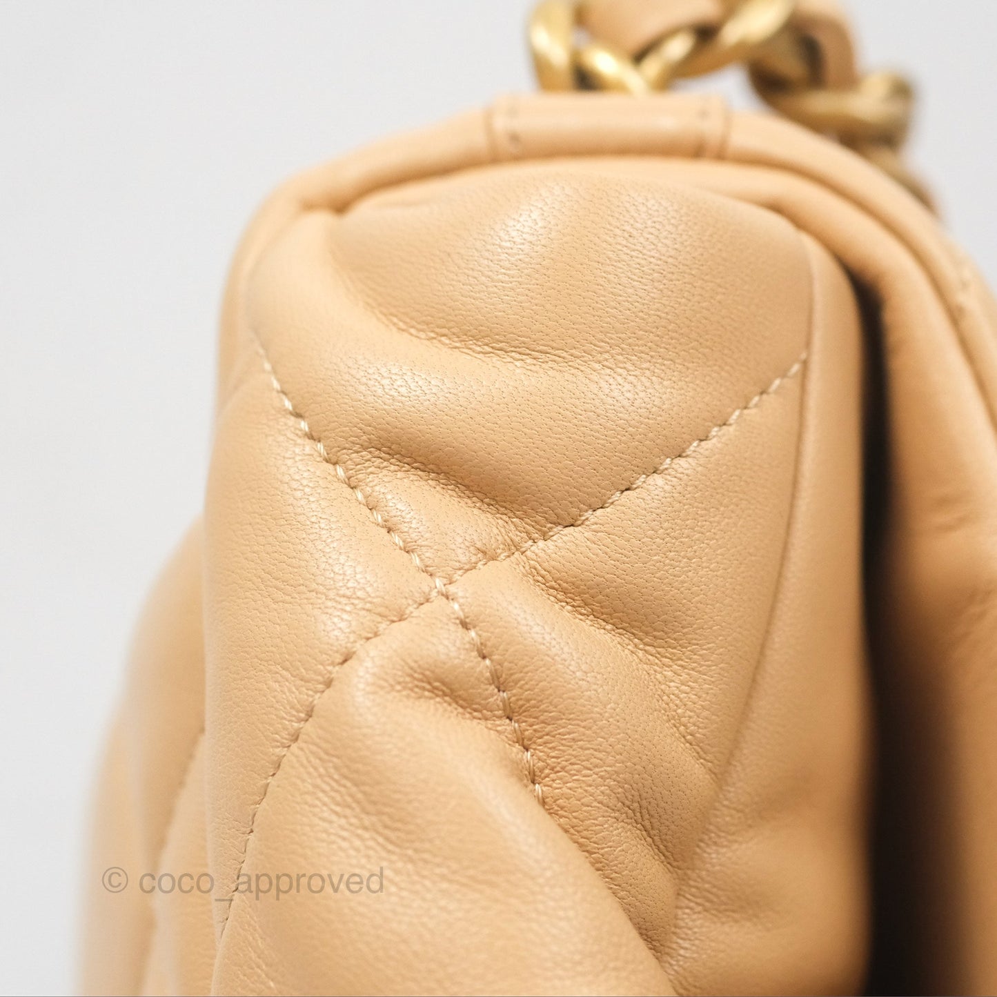 Chanel 19 Small Beige Mixed Hardware