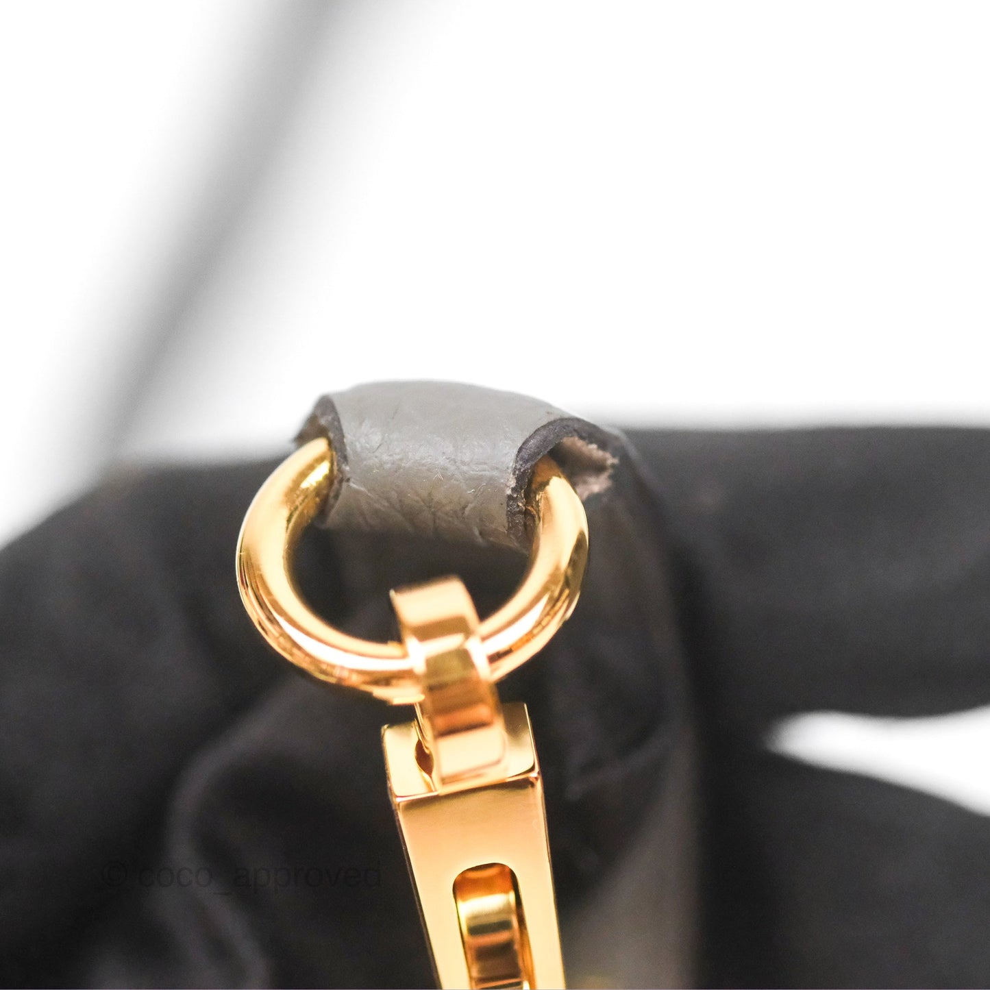 Hermès Kelly 25 Retourne Gris Etain 8F Togo Gold Hardware