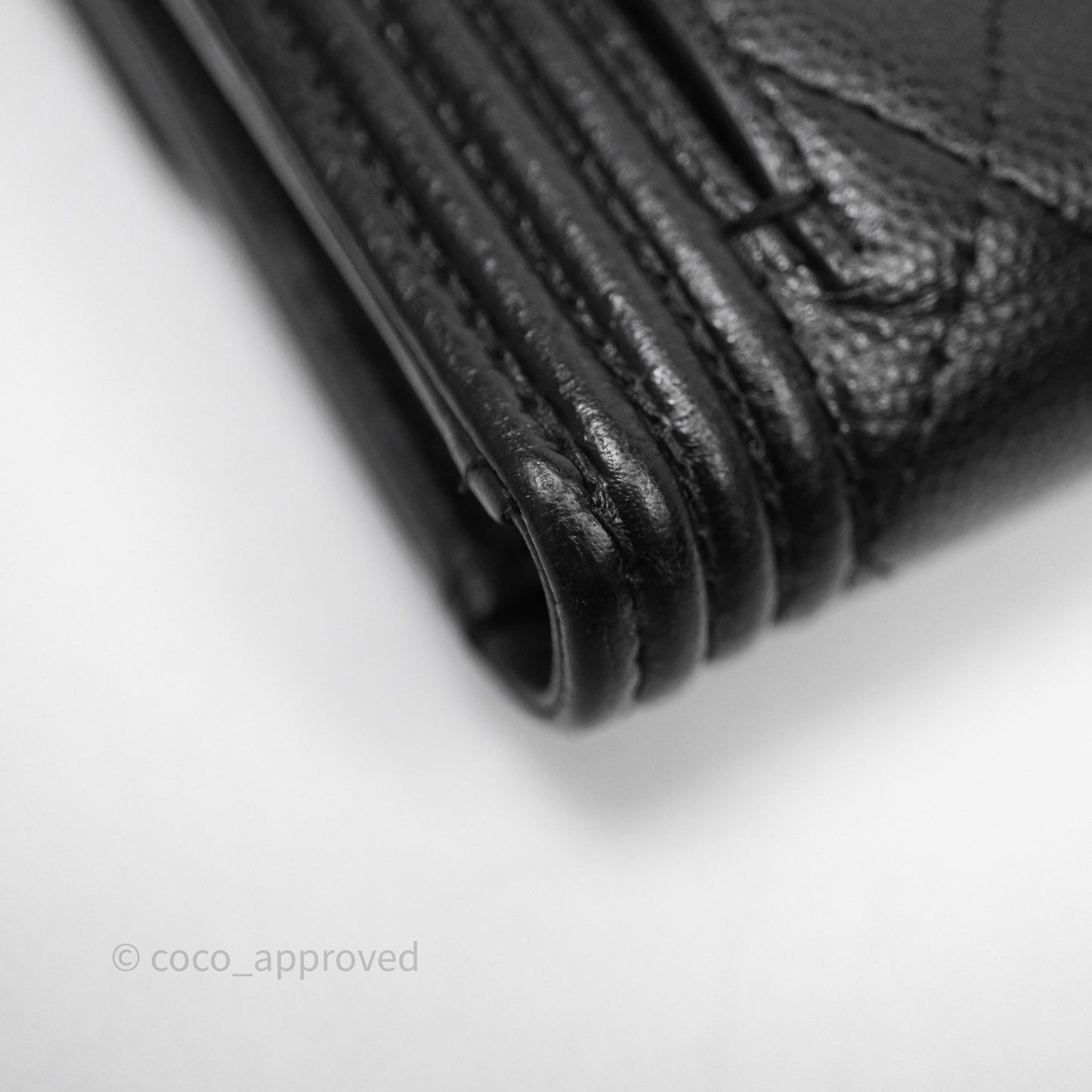 Chanel Small Boy Flap Wallet Black Caviar Gold Hardware