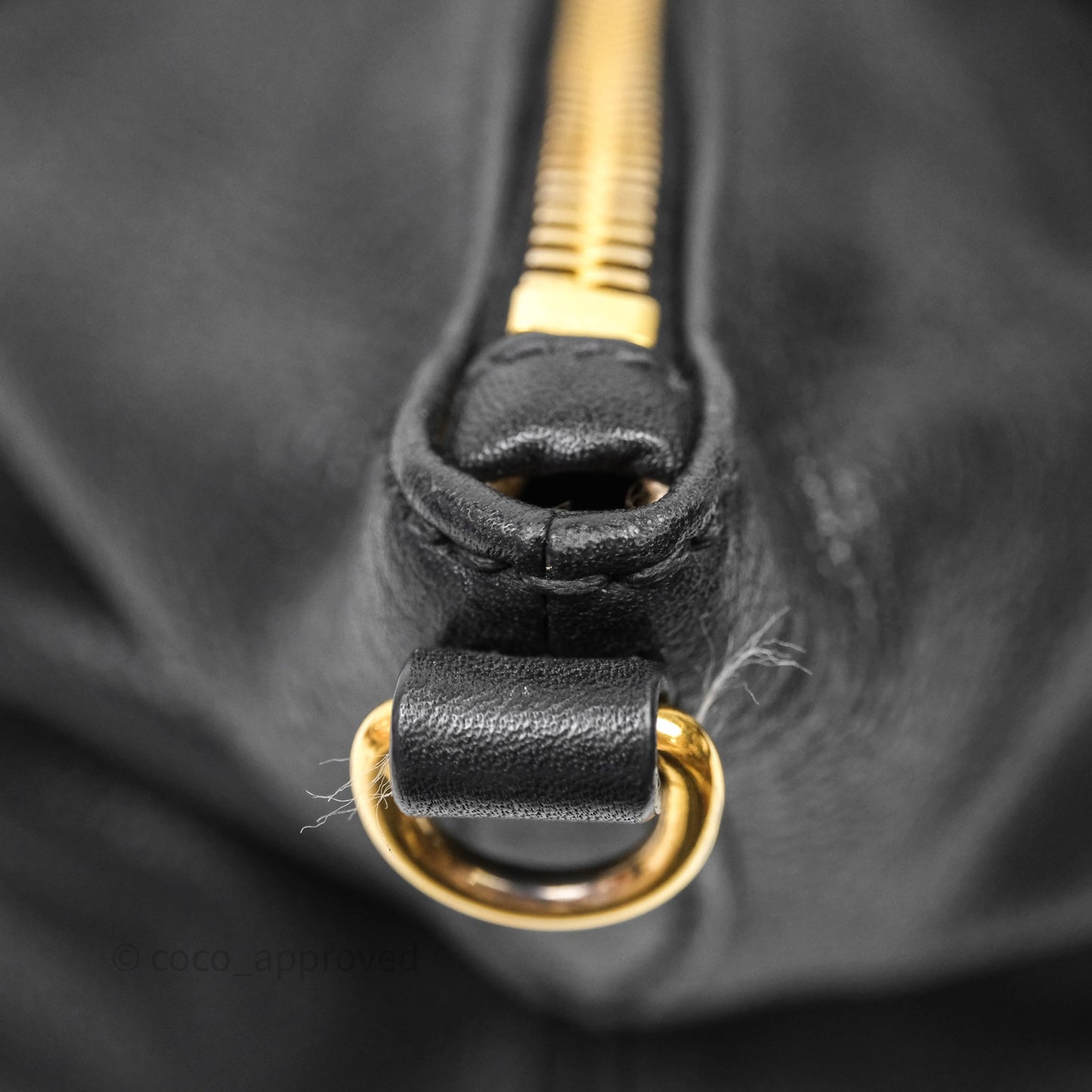 Miu Miu Vitello Tote Bag Black Gold Hardware