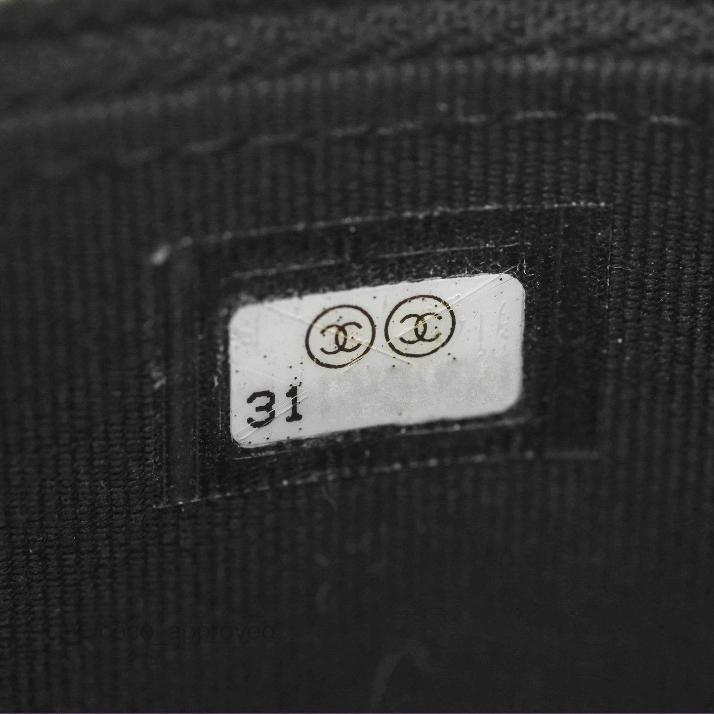 Chanel Vanity Rectangular Top Handle Black Lambskin Gold Hardware