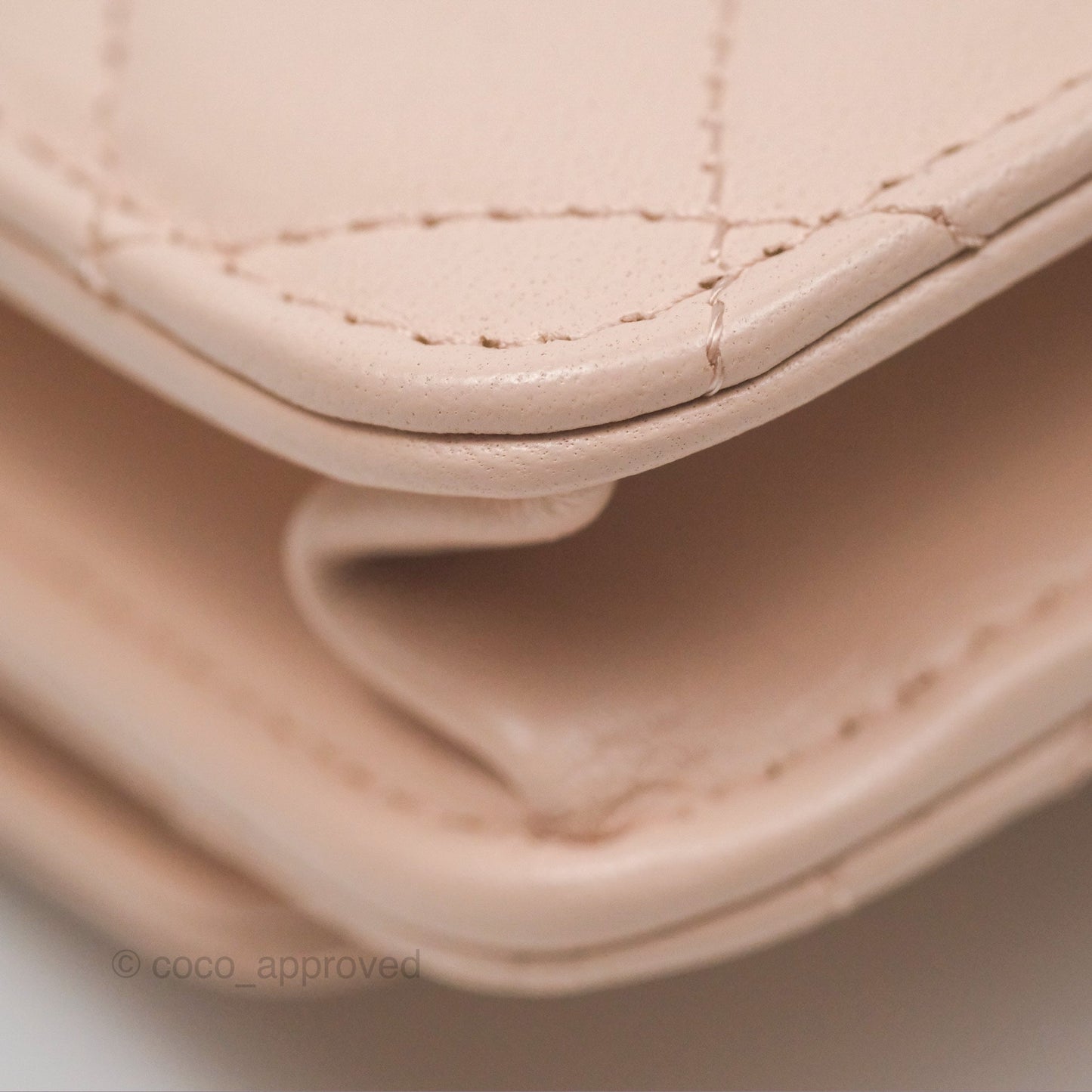 Chanel Trendy CC WOC Quilted Light Pink Lambskin Gold Hardware