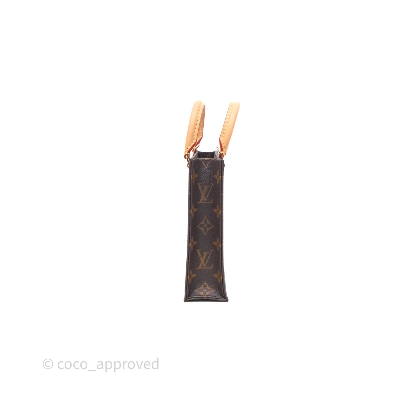 Louis Vuitton Petit Sac Plat Bag Monogram Canvas