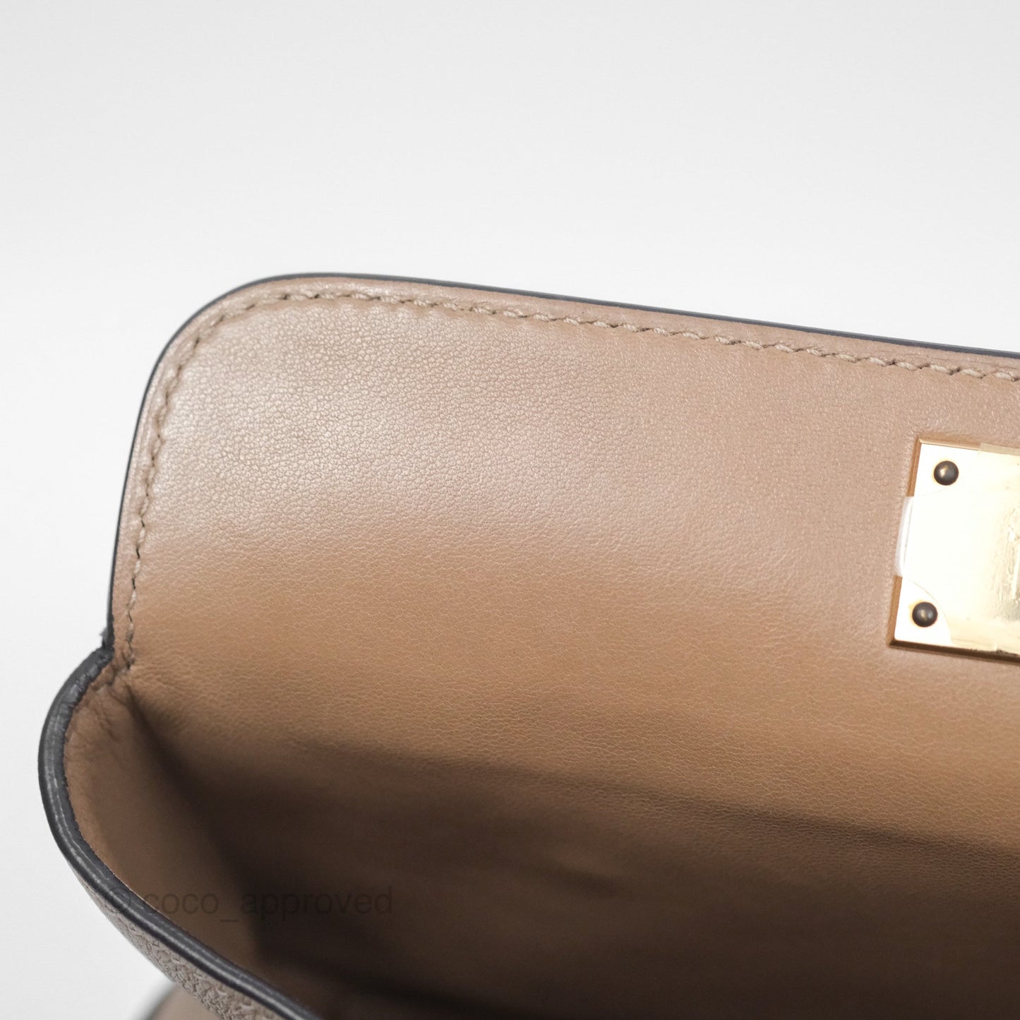 Hermès ToolBox 20 Gris Asphalte M8 Evercolor Gold Hardware