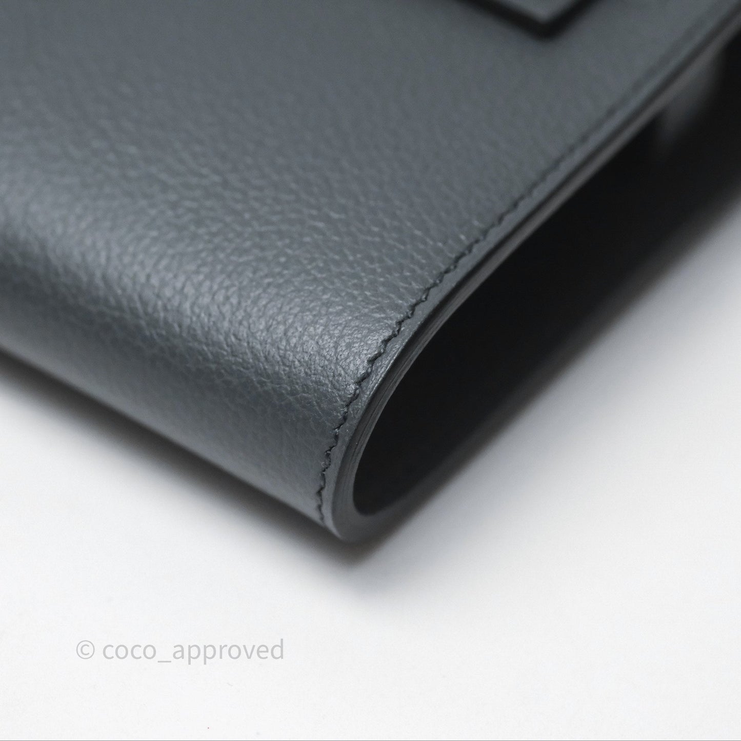 Hermès Kelly To Go Wallet Gris Misty H0 Evercolor Palladium Hardware