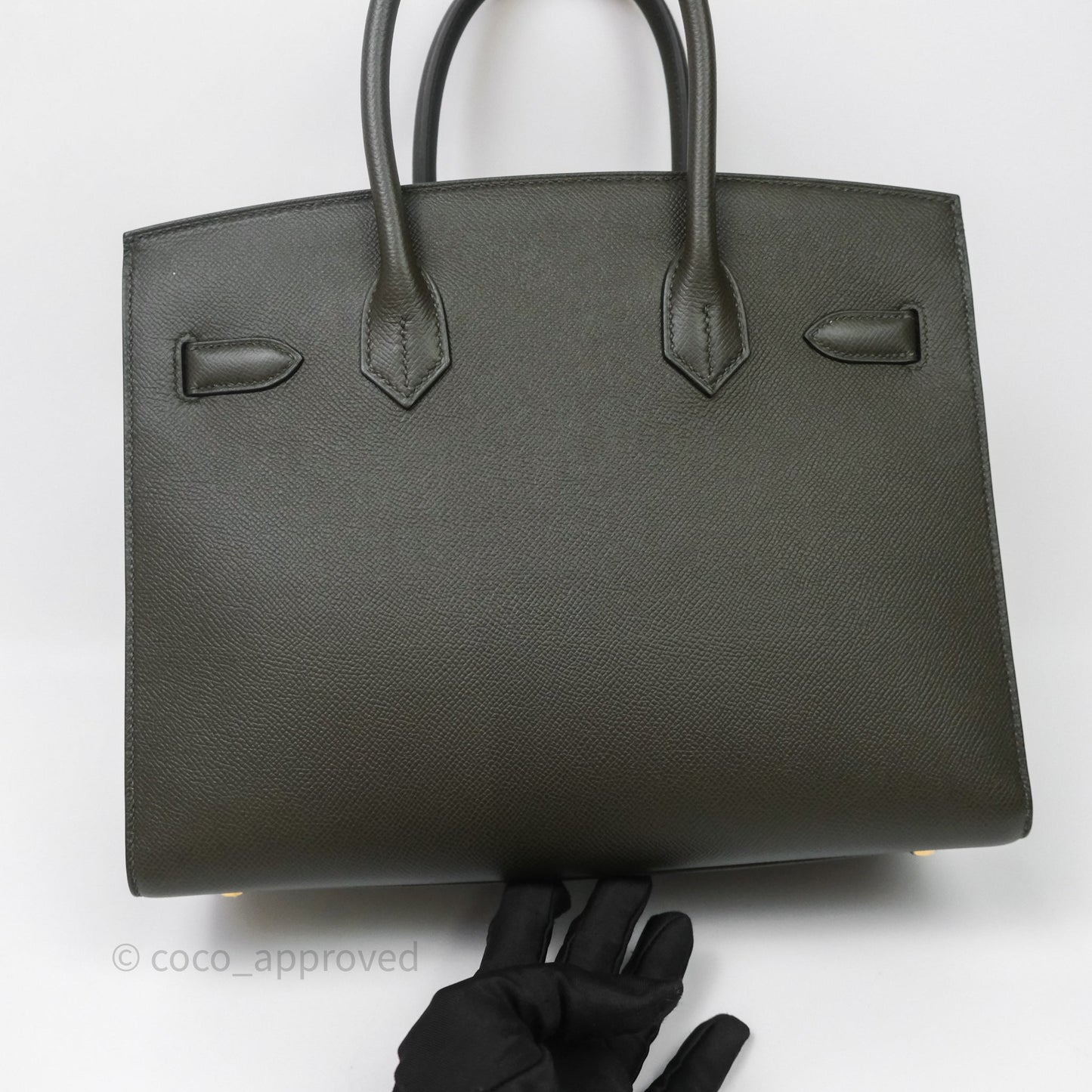Hermès Birkin 30 Vert de Gris C6 Epsom Gold Hardware