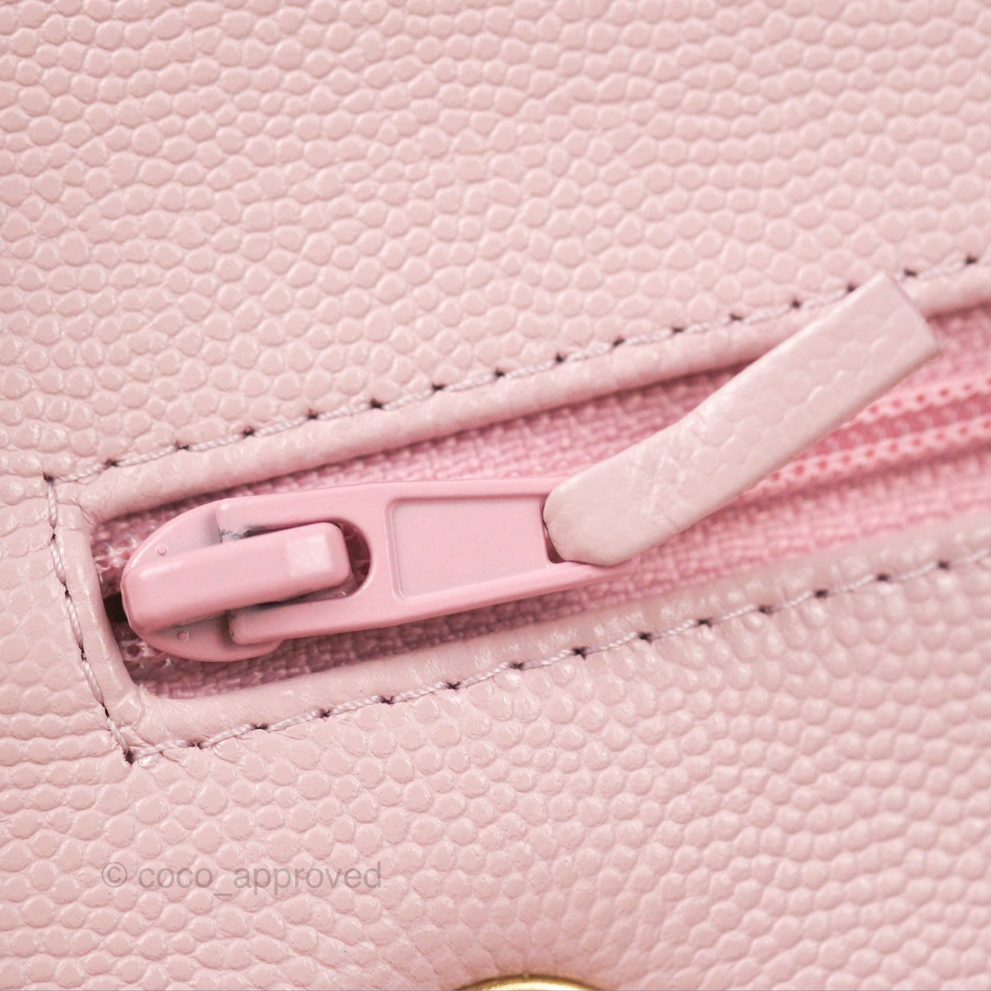 Chanel Small Classic Quilted Flap Pink Caviar Gold Hardware 21S