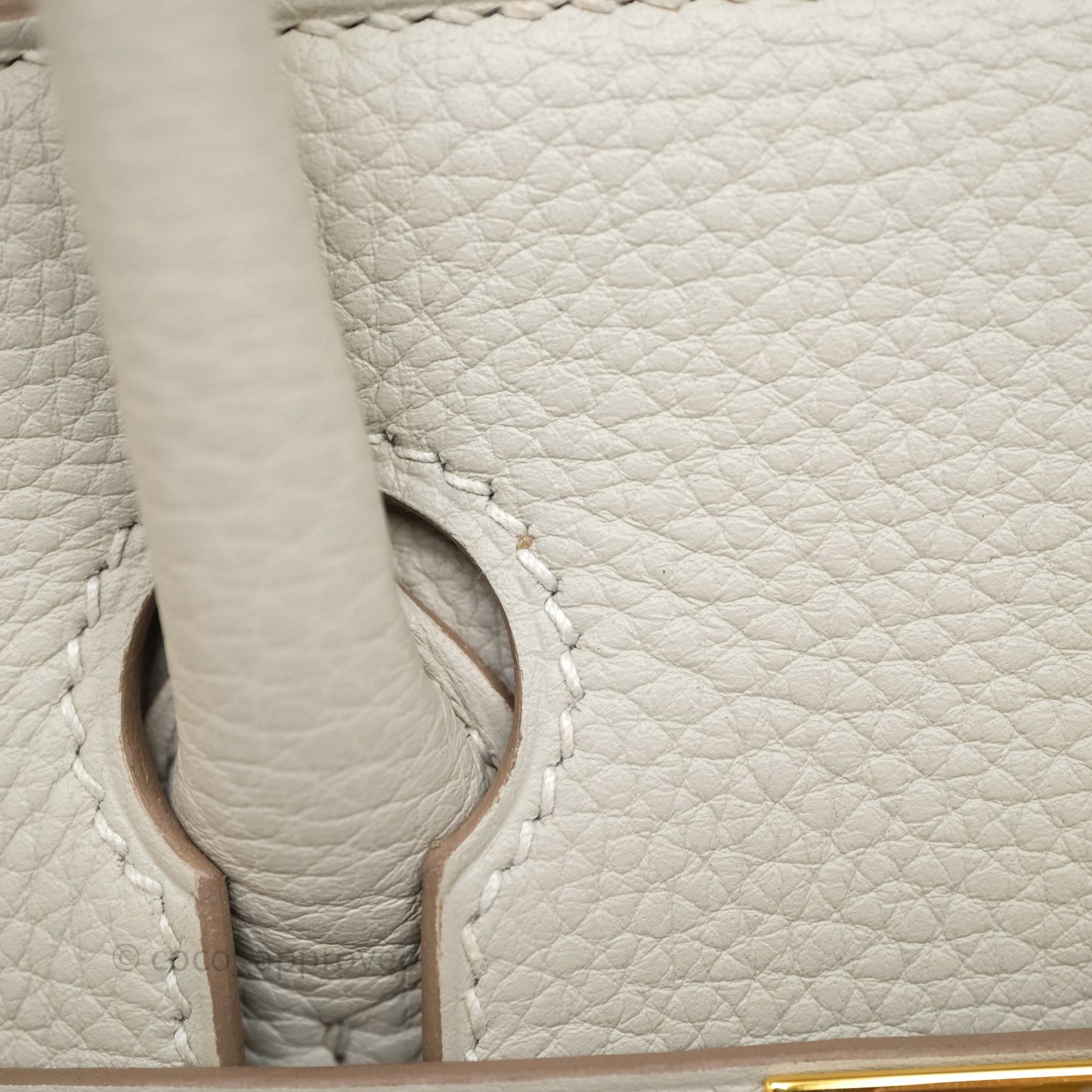 Hermès Birkin 30 Retourne Gris Perle 80 Togo Gold Hardware