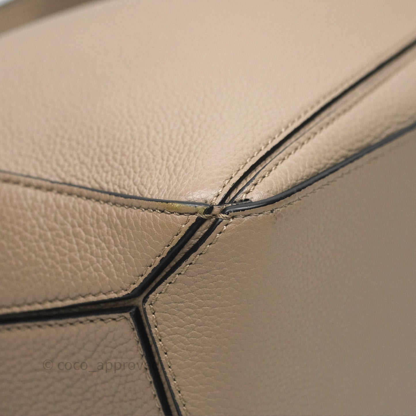 Loewe Small Puzzle Bag Sand Mink Grained Calfskin