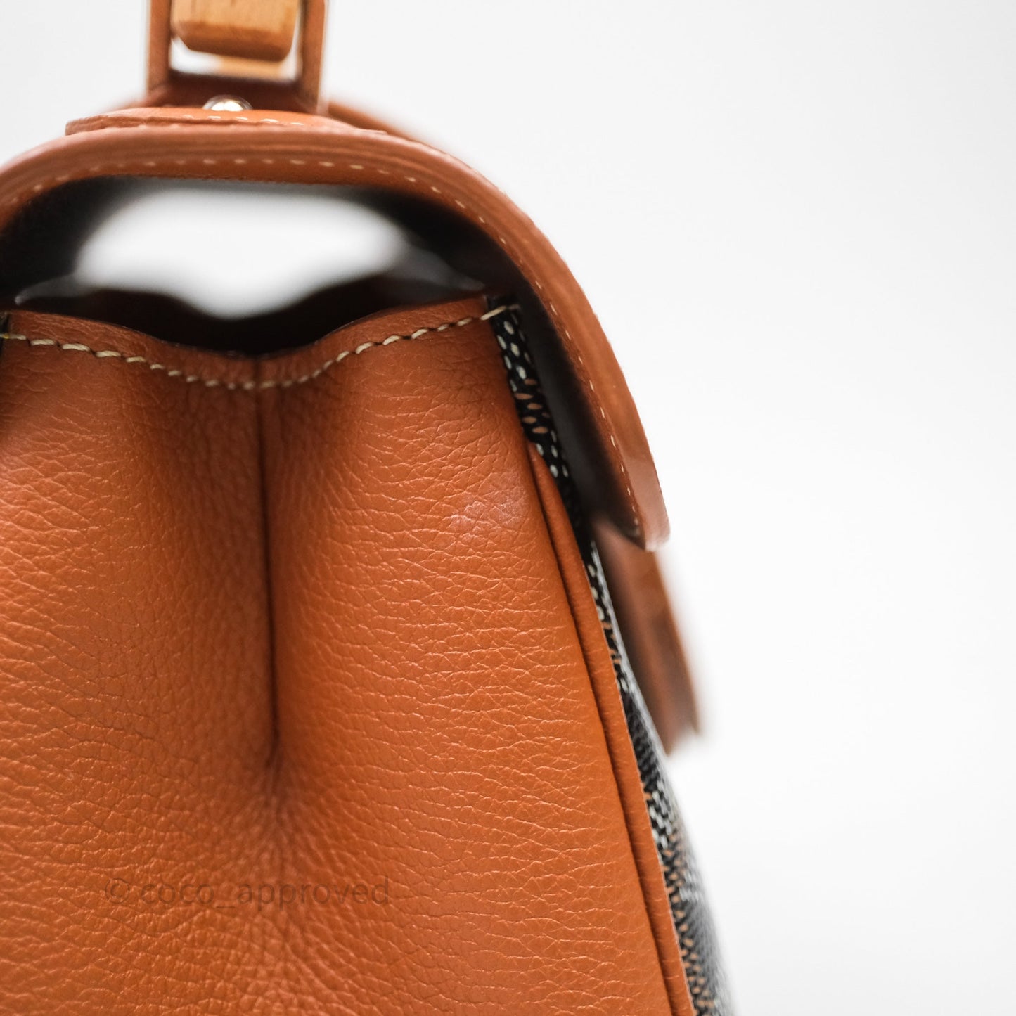 Goyard Saïgon Mini Bag Tan Goyardine Canvas/Chevroches Calfskin