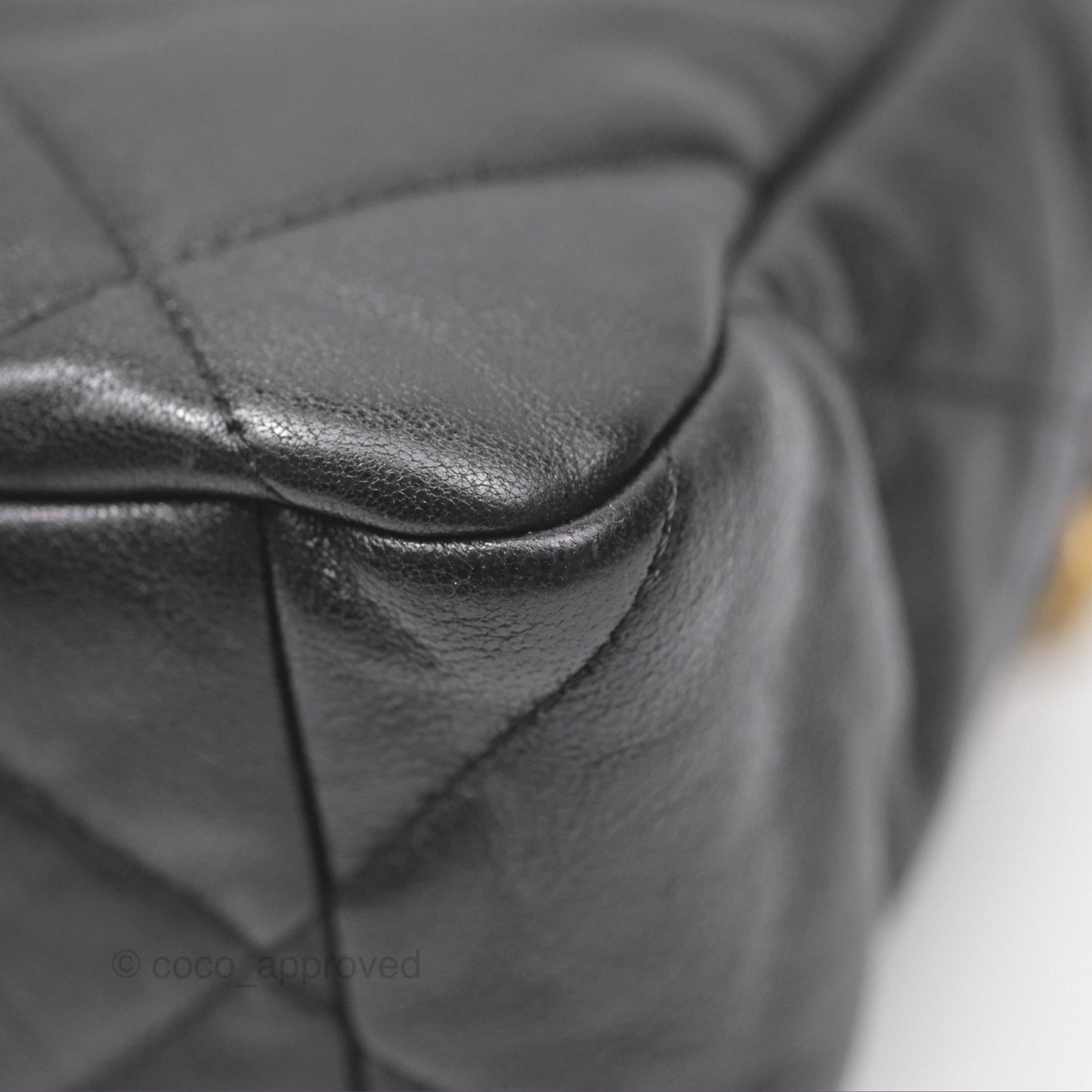 Chanel 19 Medium Black Goatskin Mixed Hardware