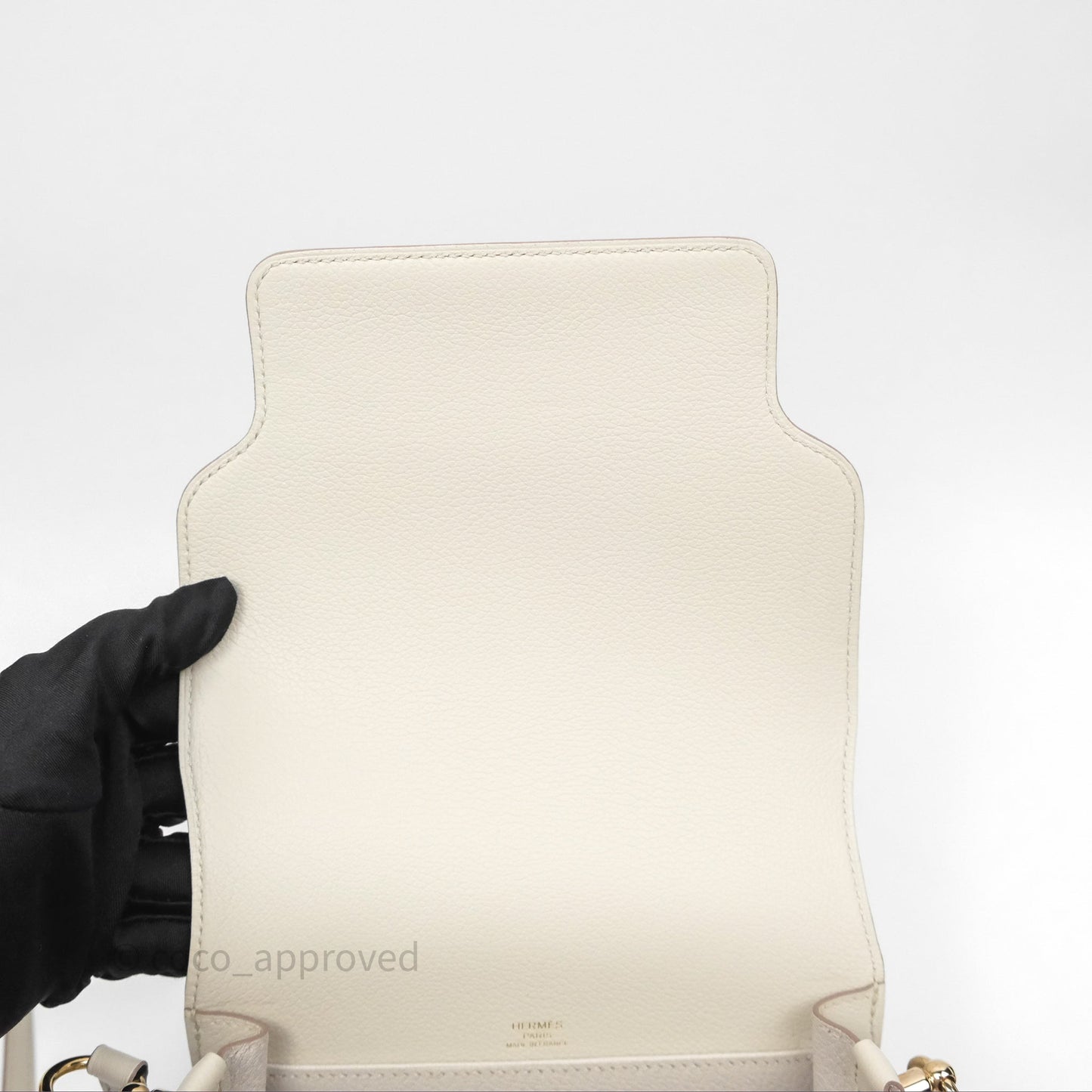 Hermès Roulis Mini 18 Beton 8L Evercolor Permabrass Hardware