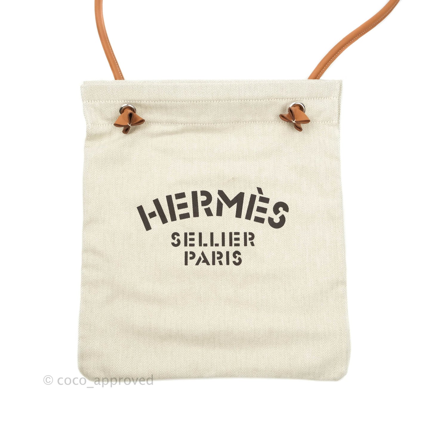 Hermès Aline Canvas Tote Bag