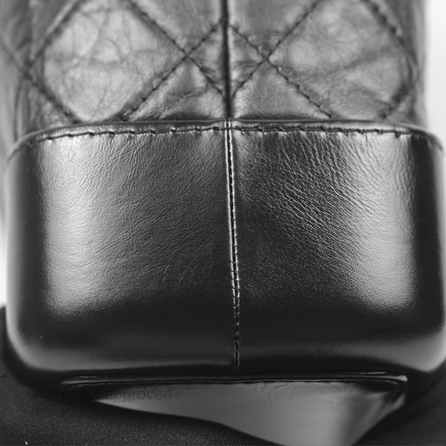 Chanel Small Gabrielle Backpack Black Aged Calfskin