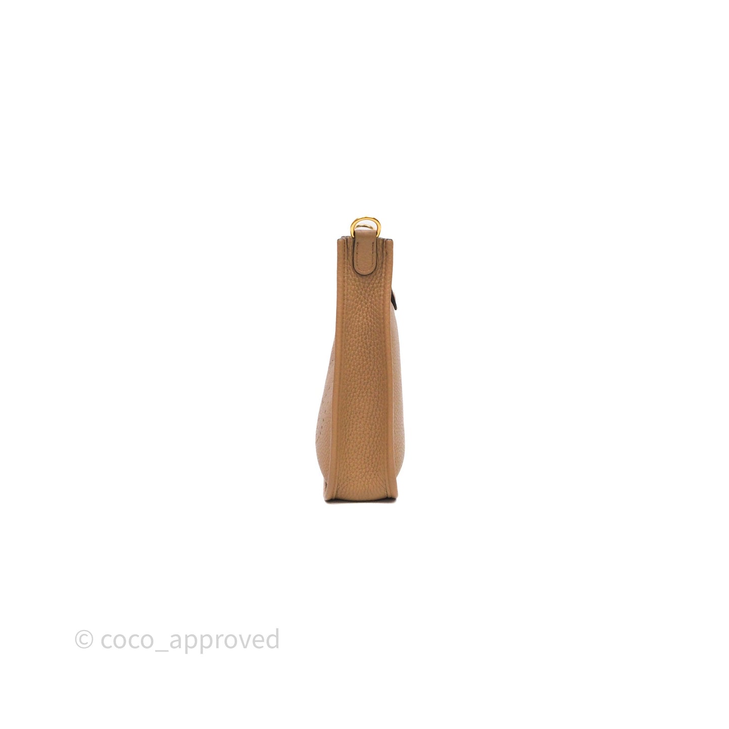 Hermès Mini Evelyne 16 Chai 0M Clemence Gold Hardware
