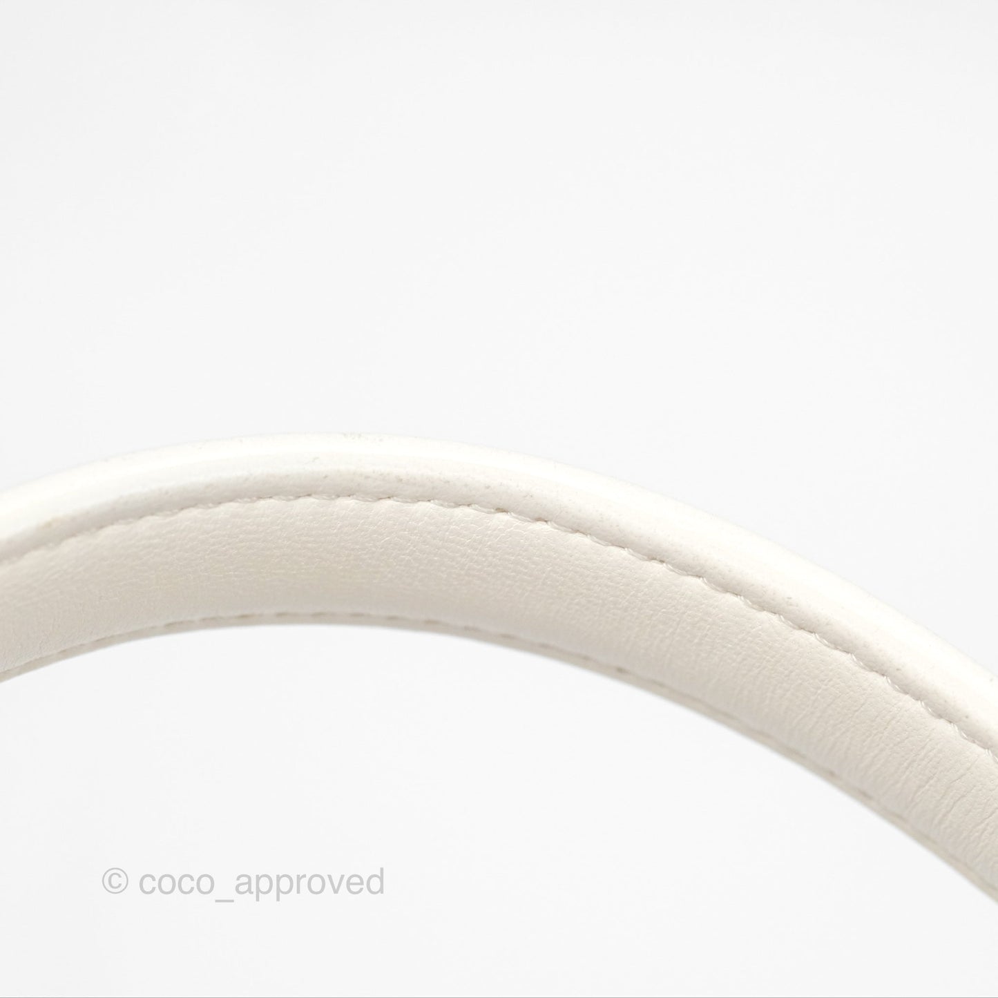 Chanel Trendy CC Small White Lambskin Black Hardware