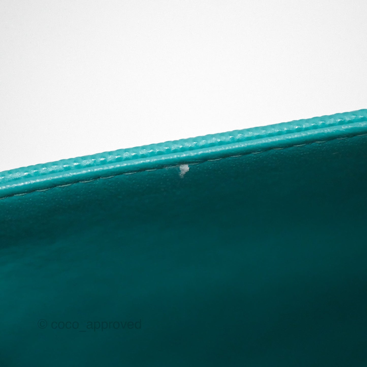 Chanel Jumbo Double Flap Turquoise Caviar Gold Hardware⁣⁣