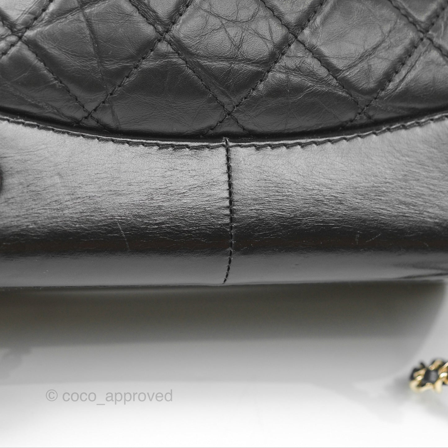 Chanel Small Gabrielle Backpack Black Aged Calfskin