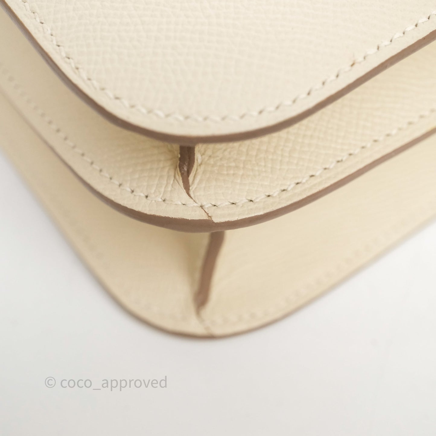 Hermès Constance 24 Craie 10 Epsom Gold Hardware
