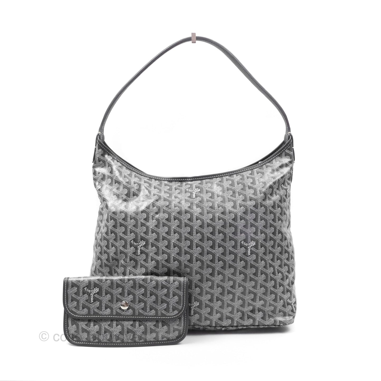Goyard Bohème Hobo Bag Grey Goyardine Canvas