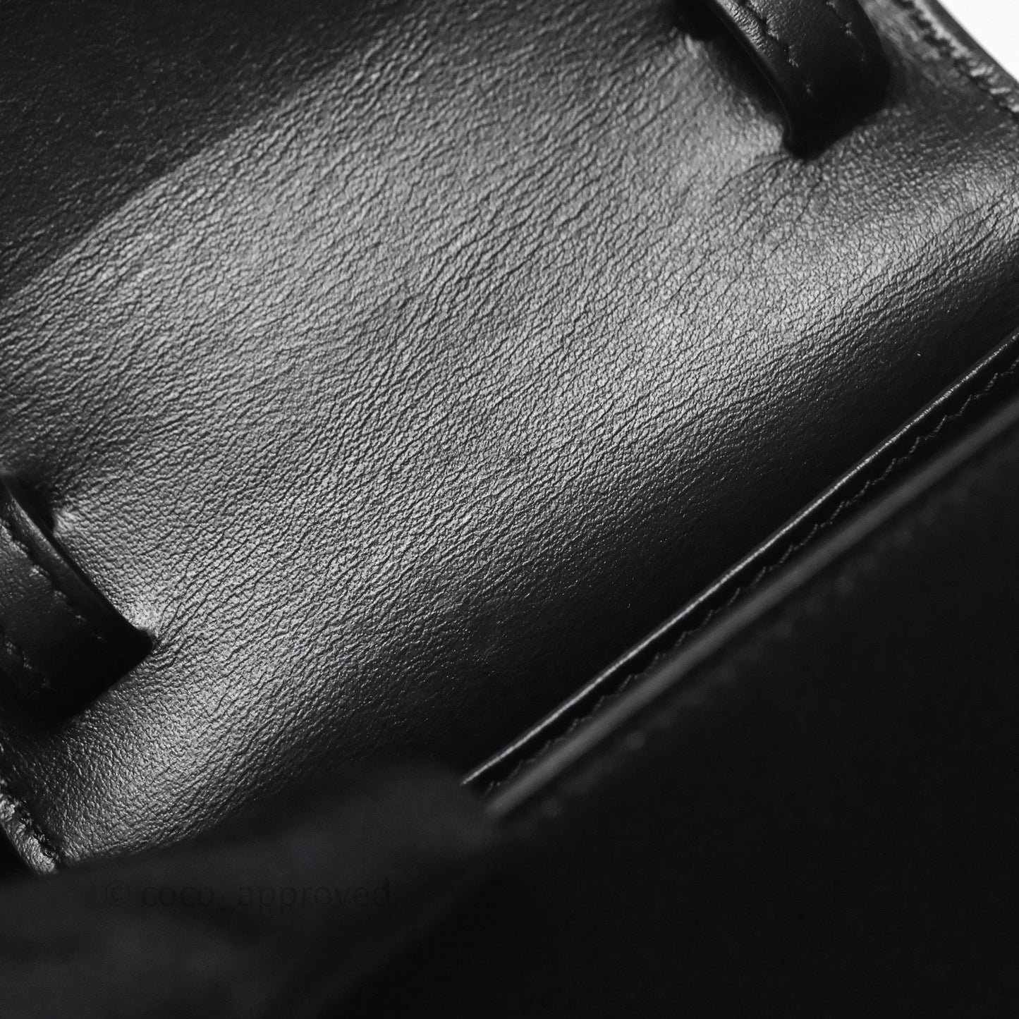 Celine Mini Claude Triomphe Bag Black Shiny Calfskin