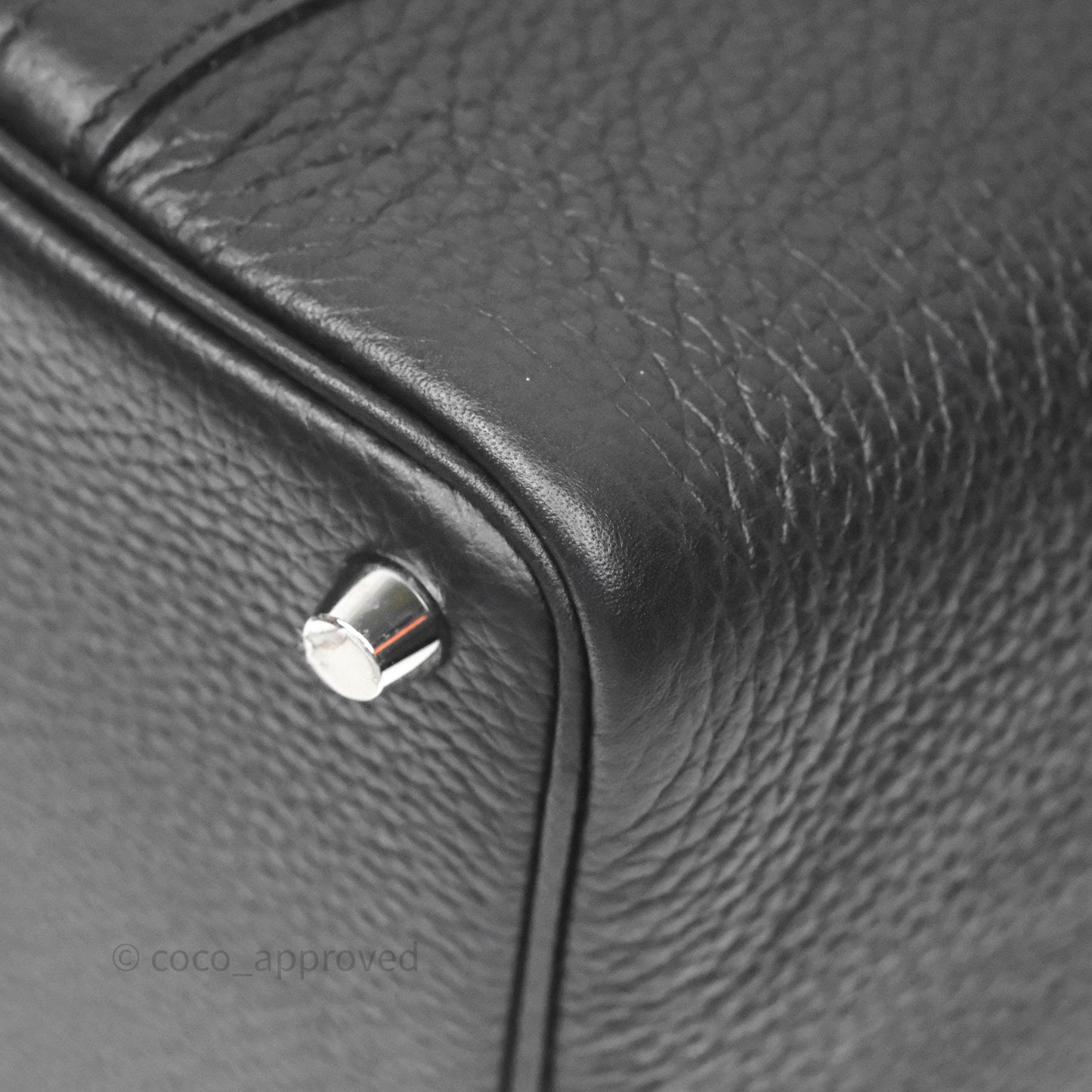 Hermès Picotin 18 Black Noir 89 Clemence Palladium Hardware