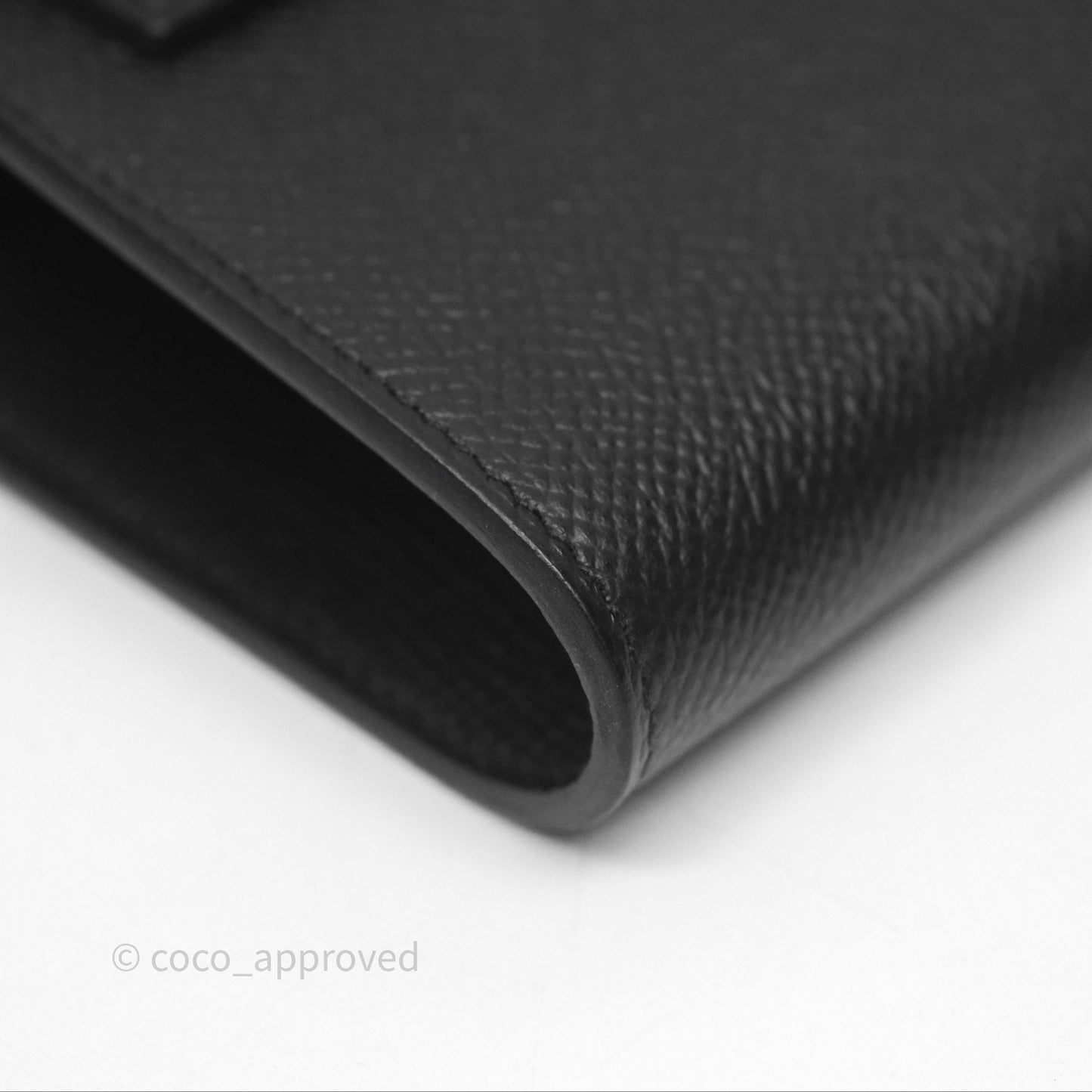 Hermès Kelly To Go Wallet Noir 89 Black Epsom Gold Hardware