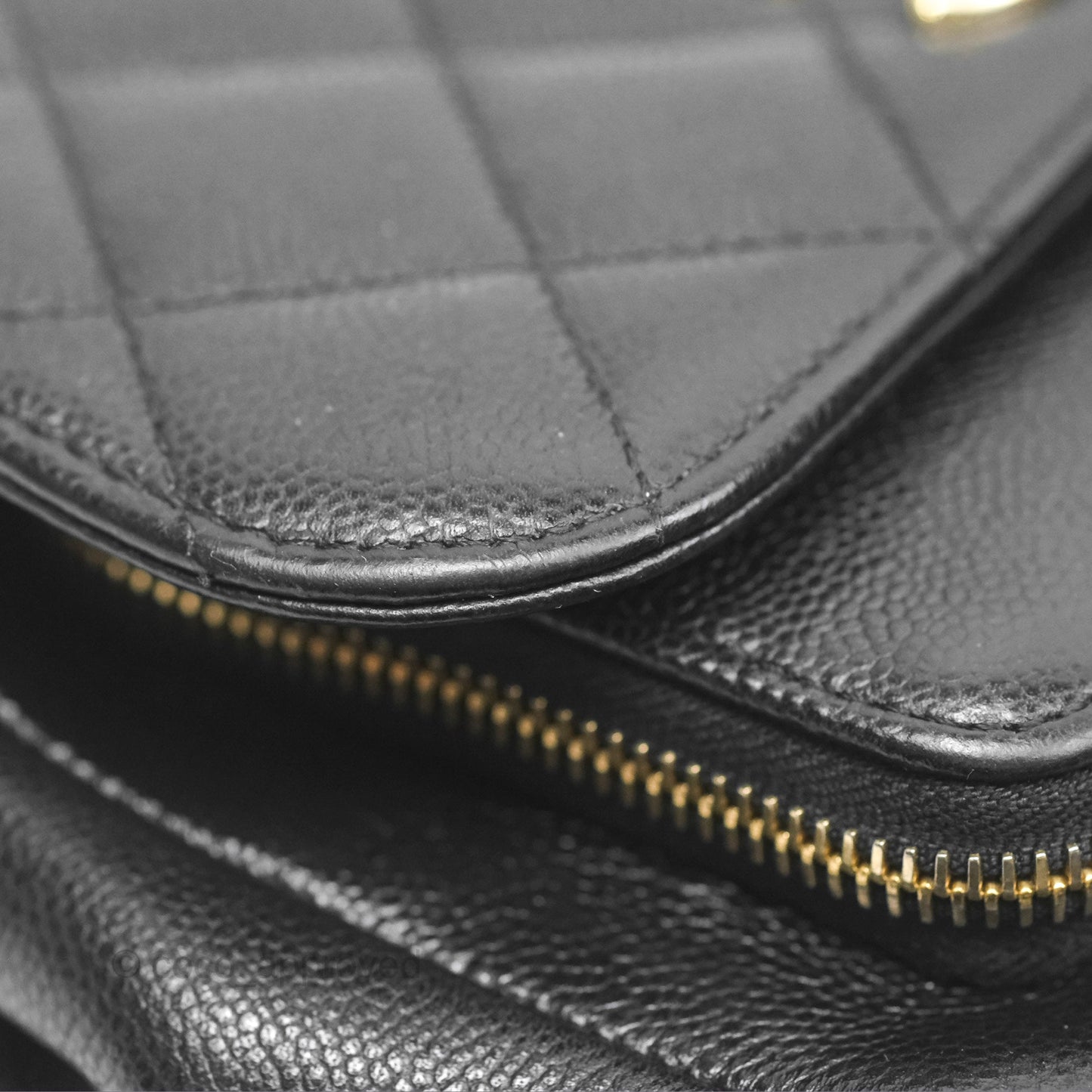 Chanel Quilted Small Business Affinity Flap Black Caviar Gold Hardware