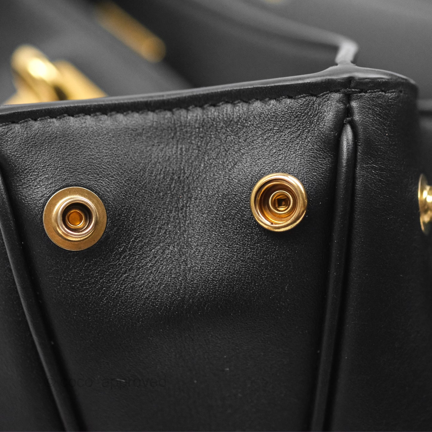 Balenciaga Rodeo Small in Black Smooth Calfskin Aged Gold Hardware
