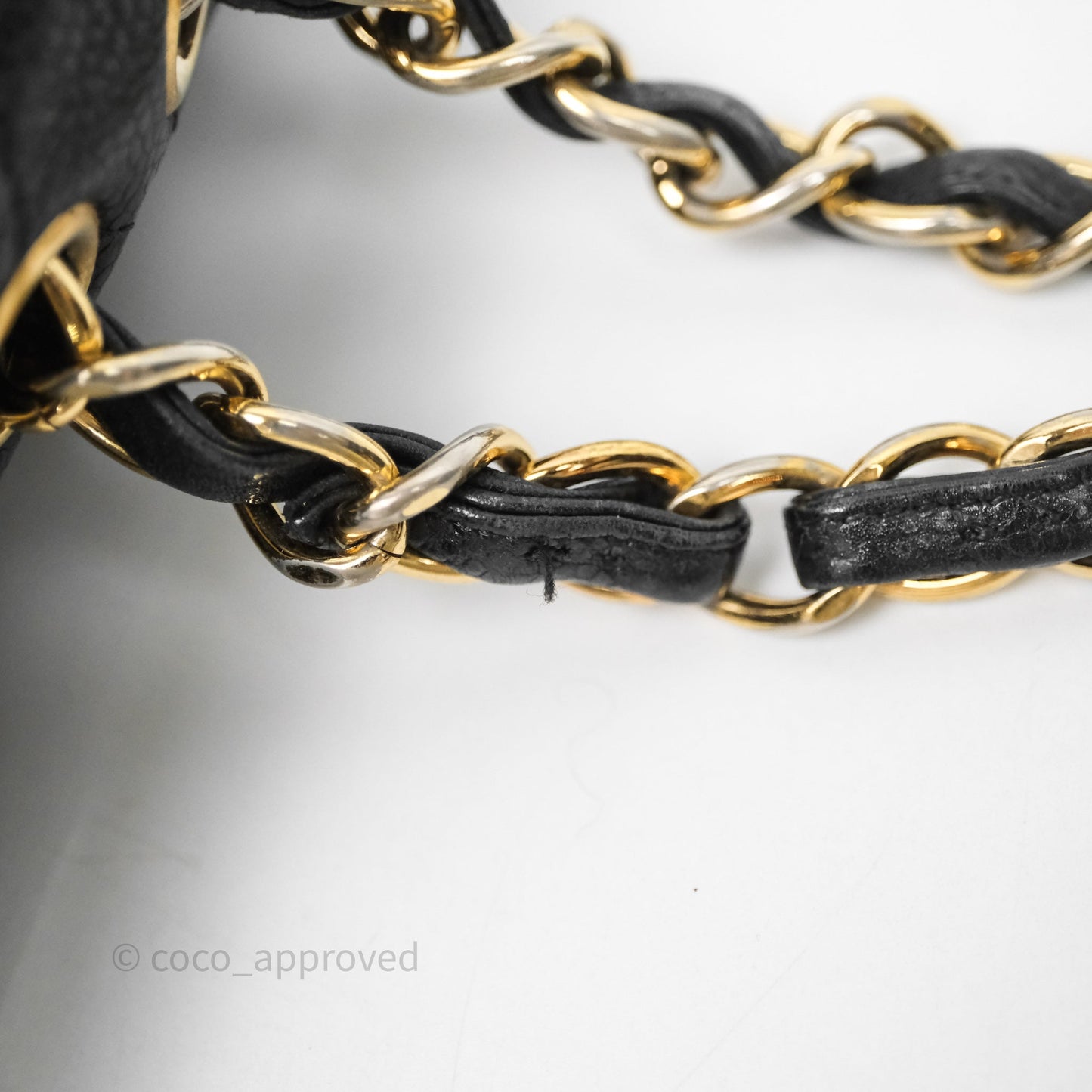 Chanel Jumbo Single Flap Black Caviar Gold Hardware⁣⁣