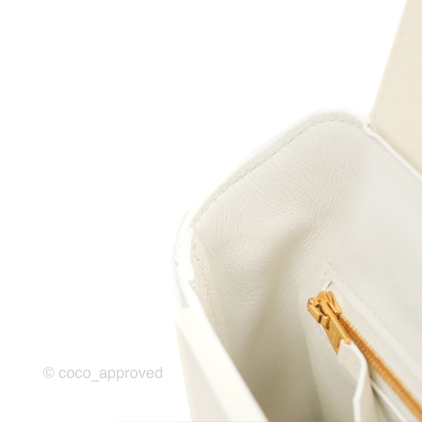 Hermès 24/24 21 Mini Blanc/Nata Evercolour/Swift Gold Hardware