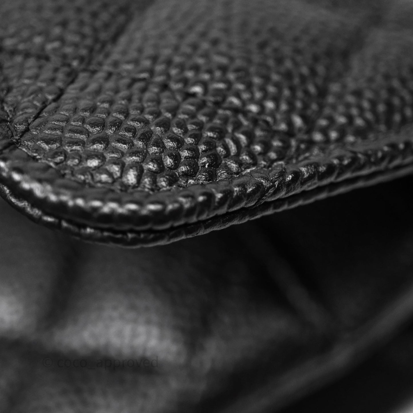 Chanel Small Classic Flap Quilted Black Caviar Gold Hardware