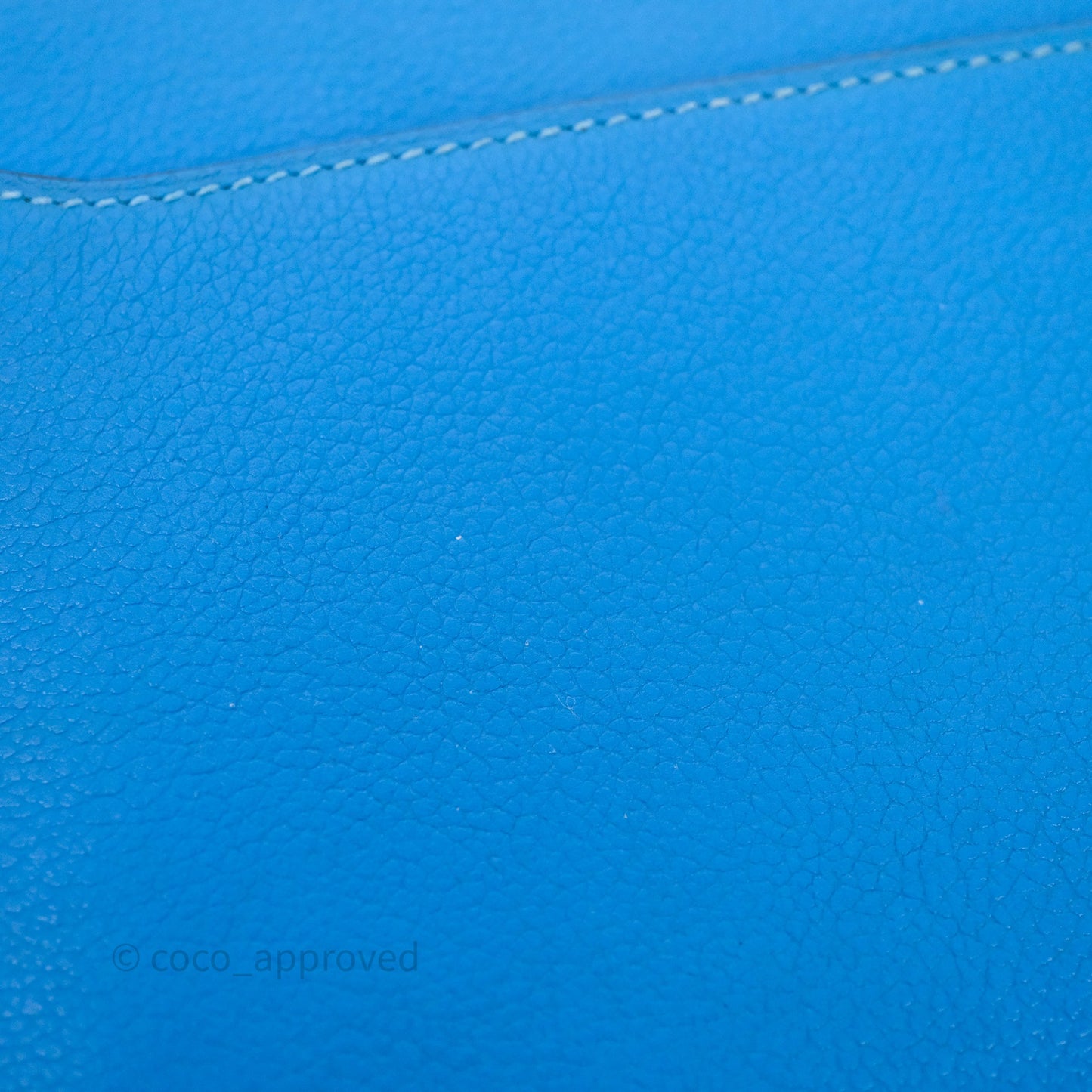 Hermès Roulis Mini 18 Bleu Zanzibar B3 Evercolor Gold Hardware