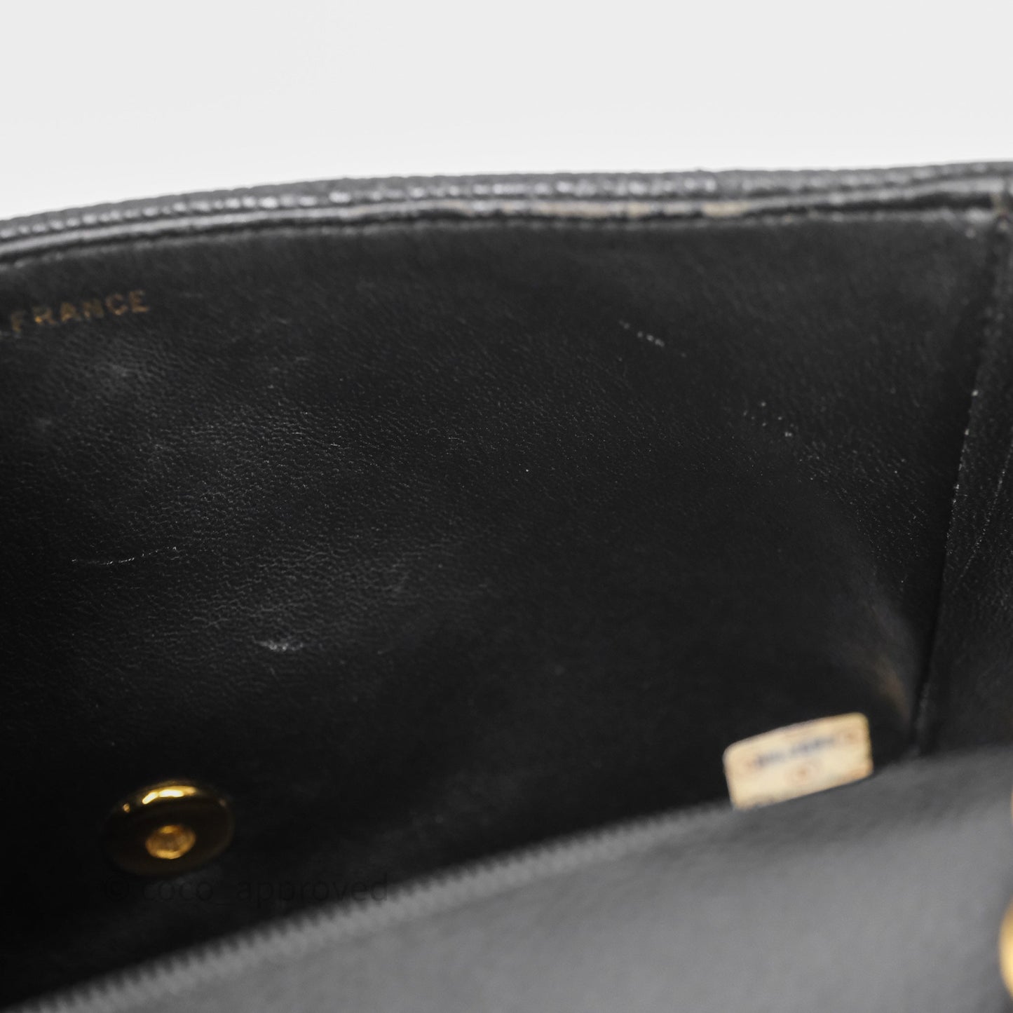Chanel Vintage Small Classic Diana Flap Bag Black Caviar 24K Gold Hardware