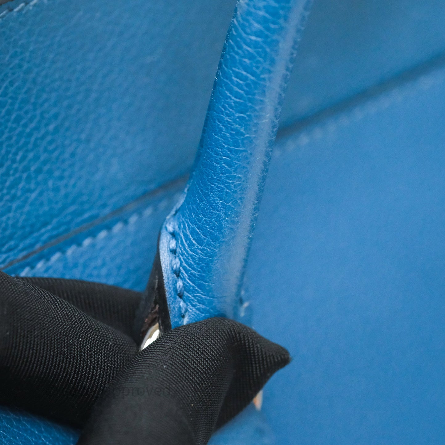 Hermès ToolBox 20 Bleu Cobalt 7C Evercolor Palladium Hardware