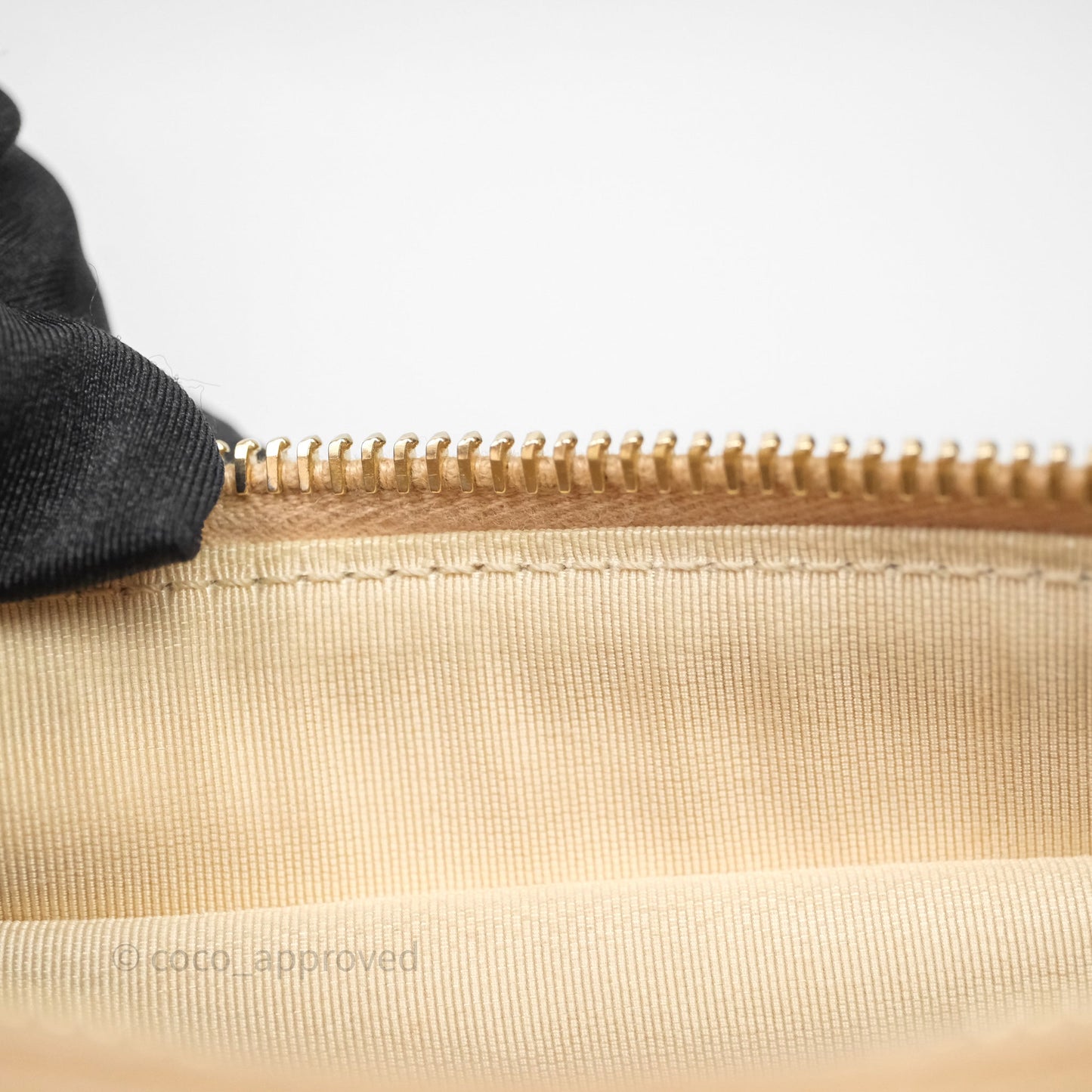 Chanel Small Gabrielle Hobo Shearling Beige Mixed Hardware