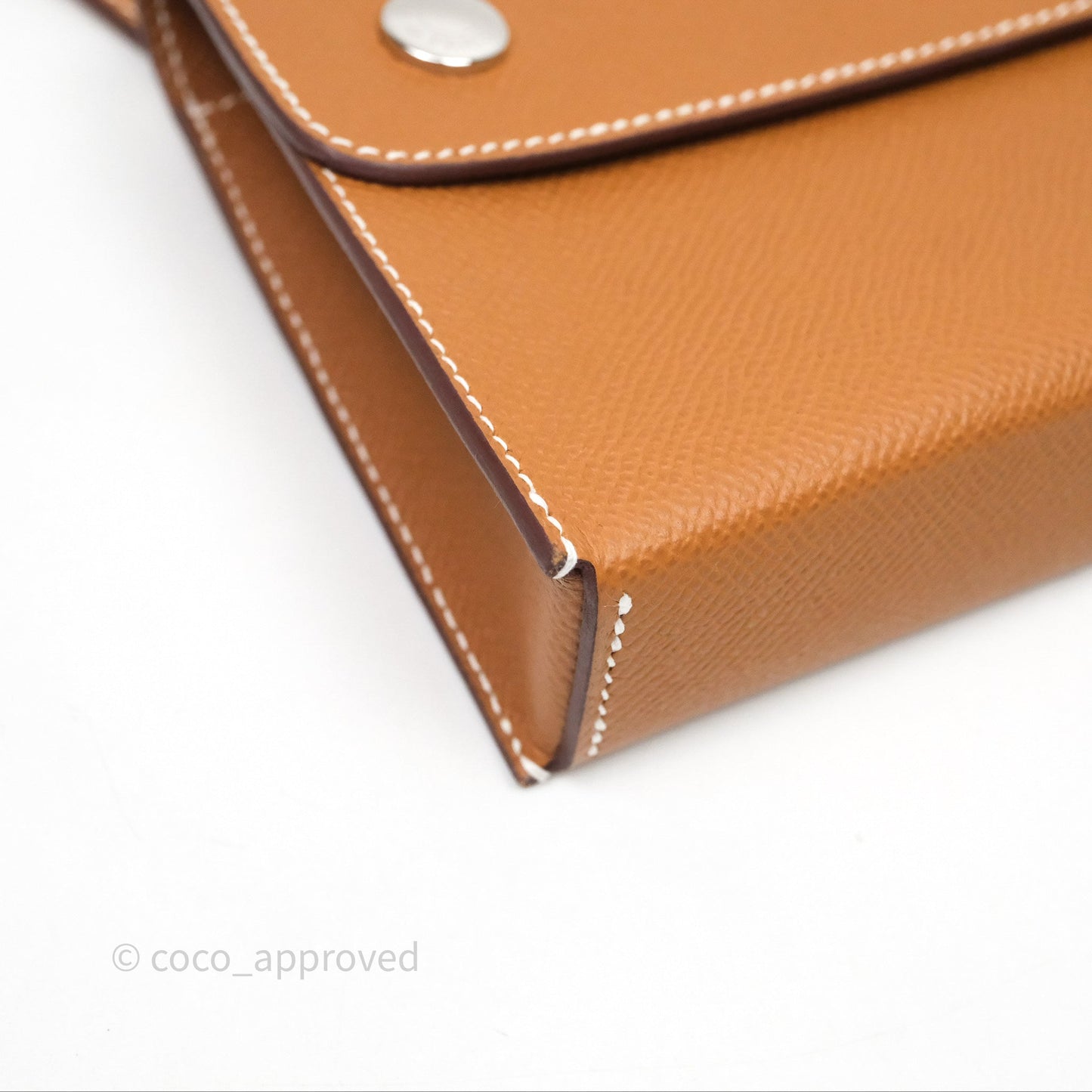 Hermès Hermesnap Wallet Epsom Gold 37 Palladium Hardware