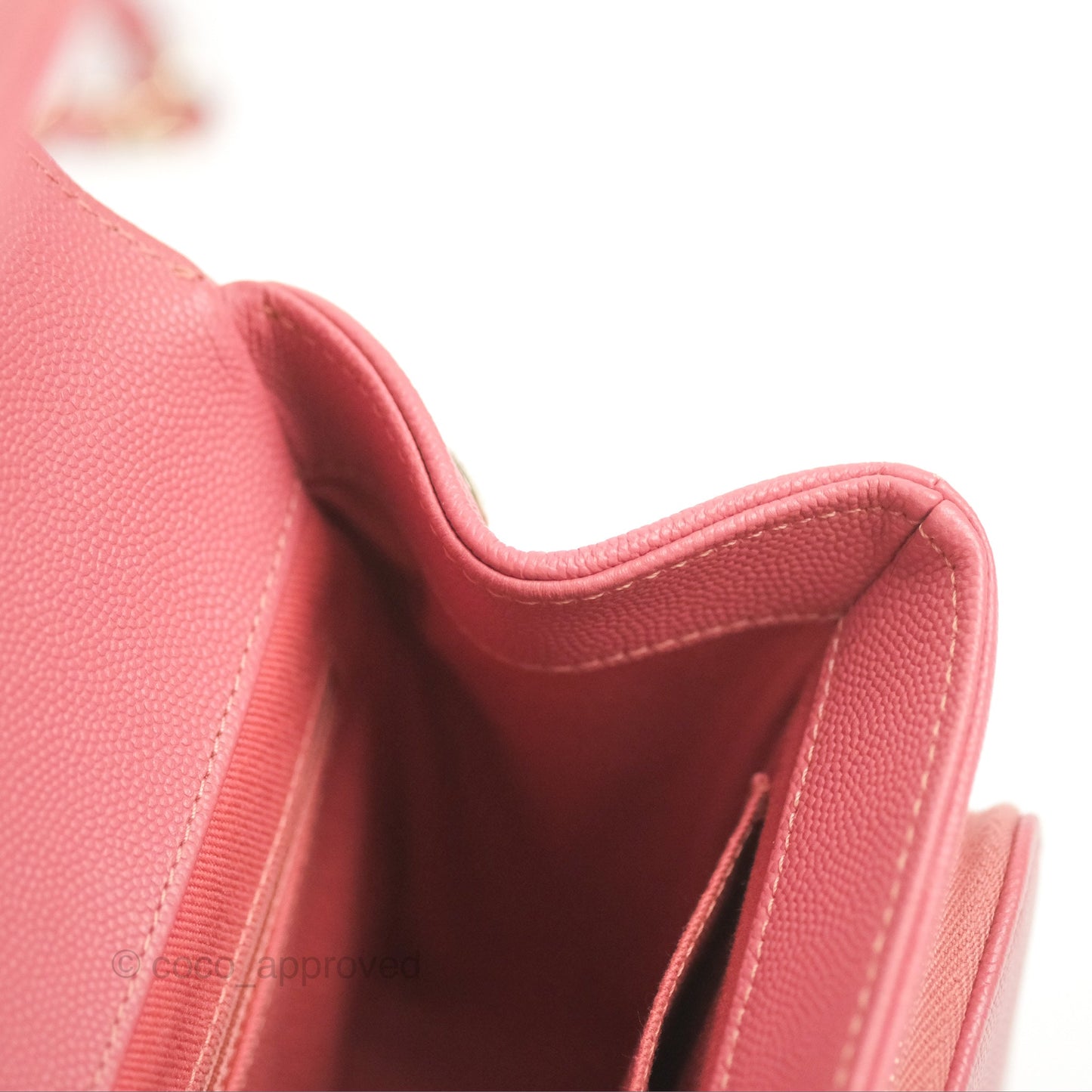 Chanel Quilted Medium Business Affinity Flap Pink Caviar Gold Hardware