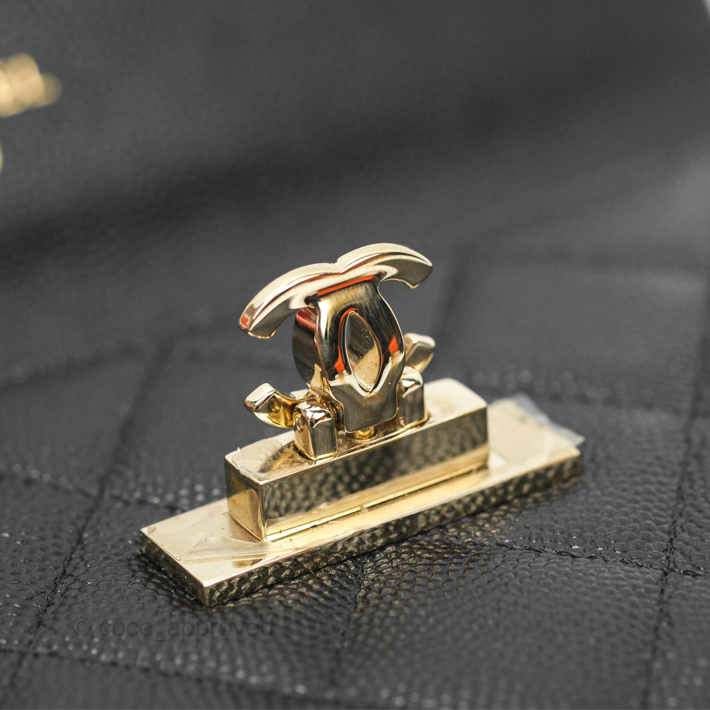 Chanel Golden Class Black Caviar Wallet Gold Hardware