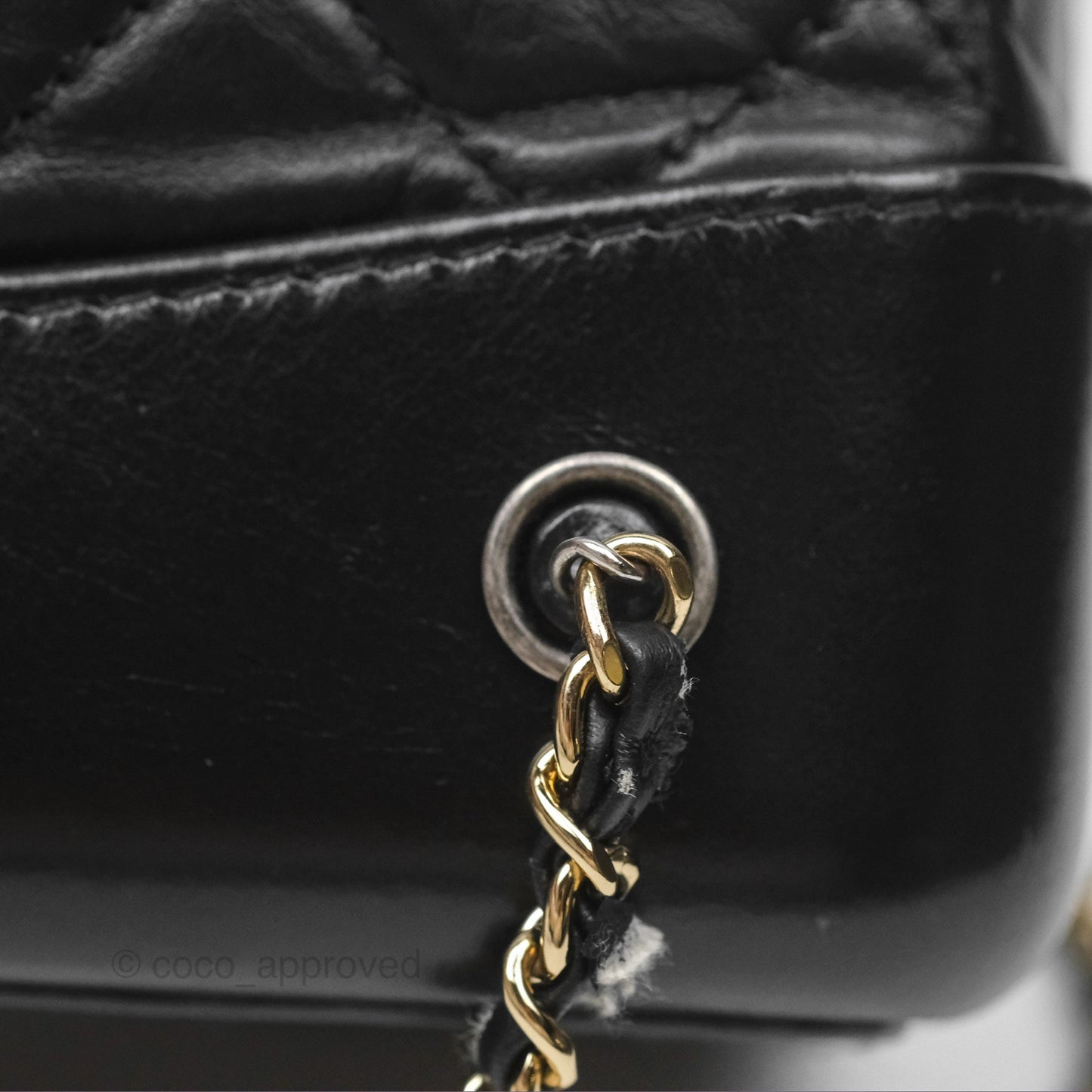 Chanel Medium Gabrielle Backpack Black Aged Calfskin